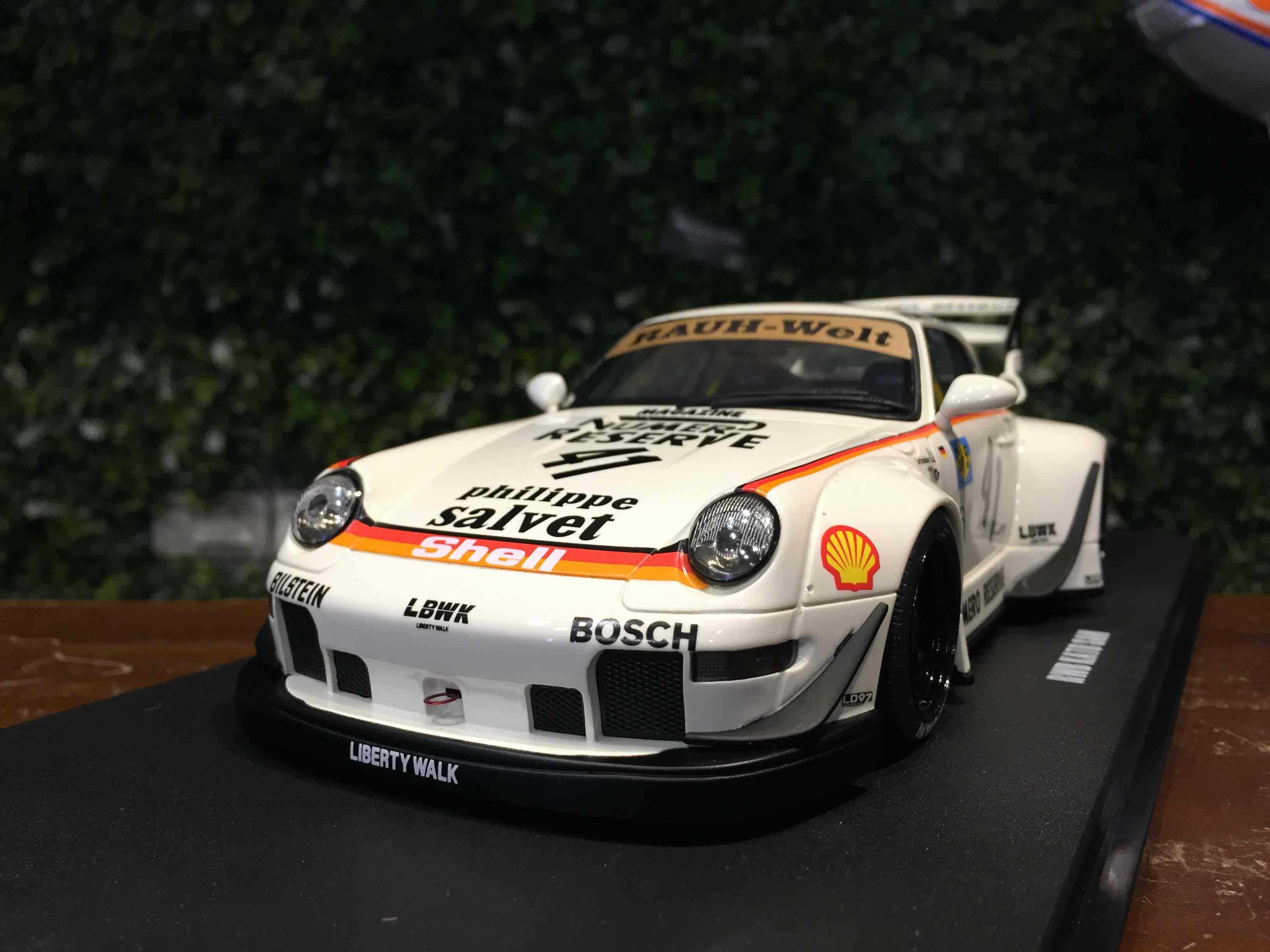 1/18 GT Spirit RWB Porsche 911 Kato-San White GT451【MGM】