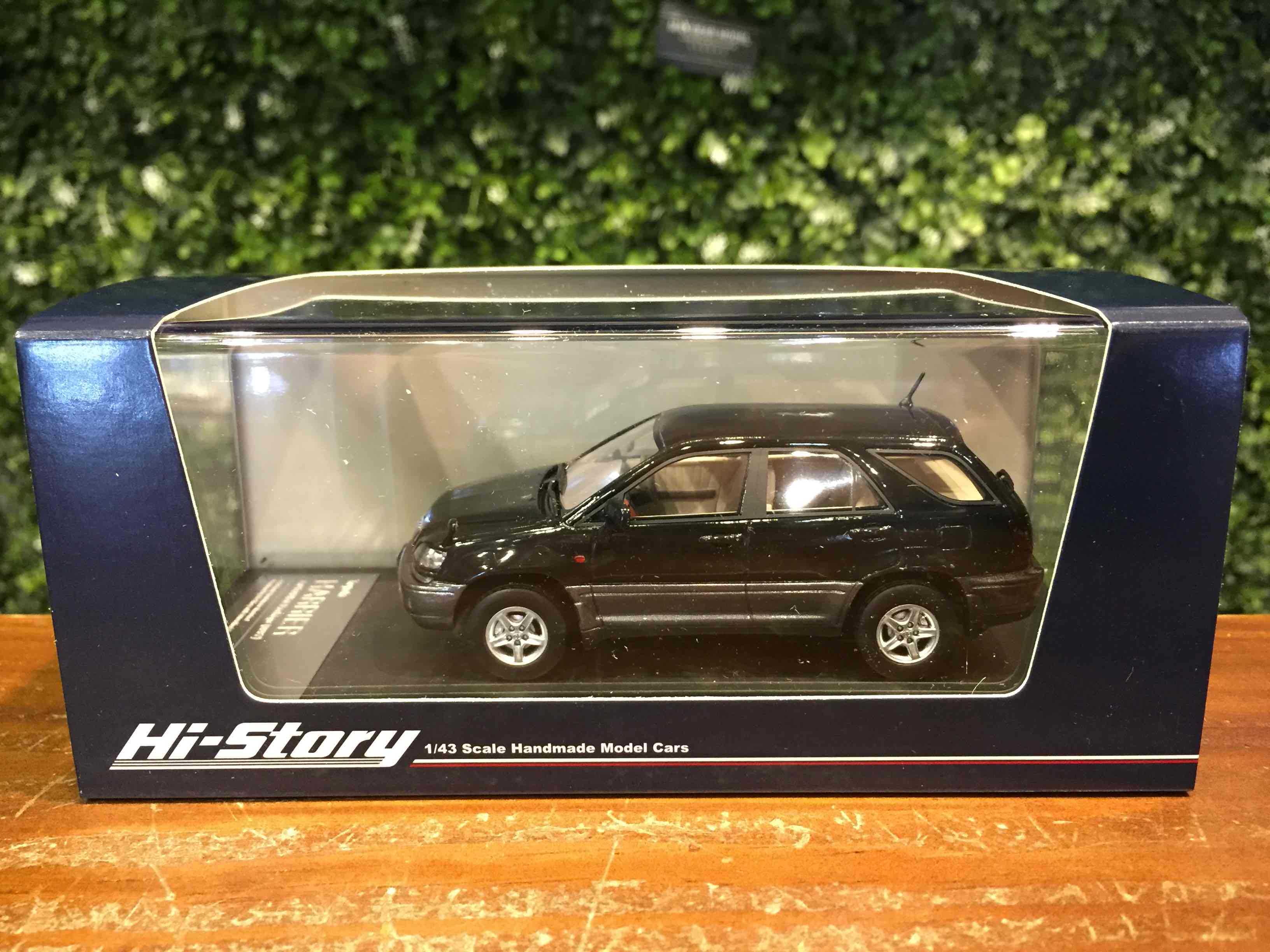 1/43 Hi-Story Toyota Harrier 3.0 (RX300) 1997 HS449BK【MGM】