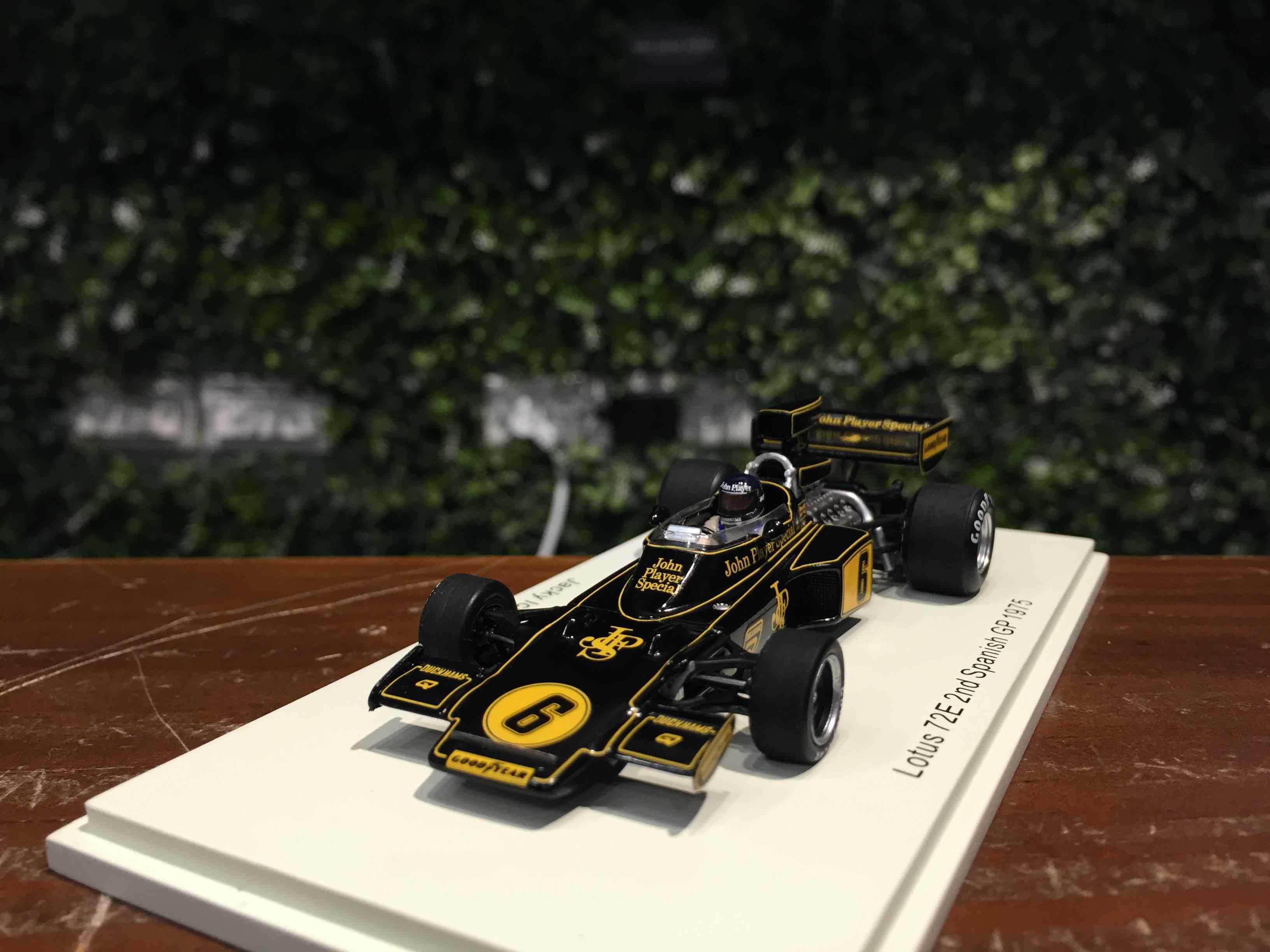 1/43 Spark Lotus 72E #6 2nd Spanish GP 1975 S7297【MGM】