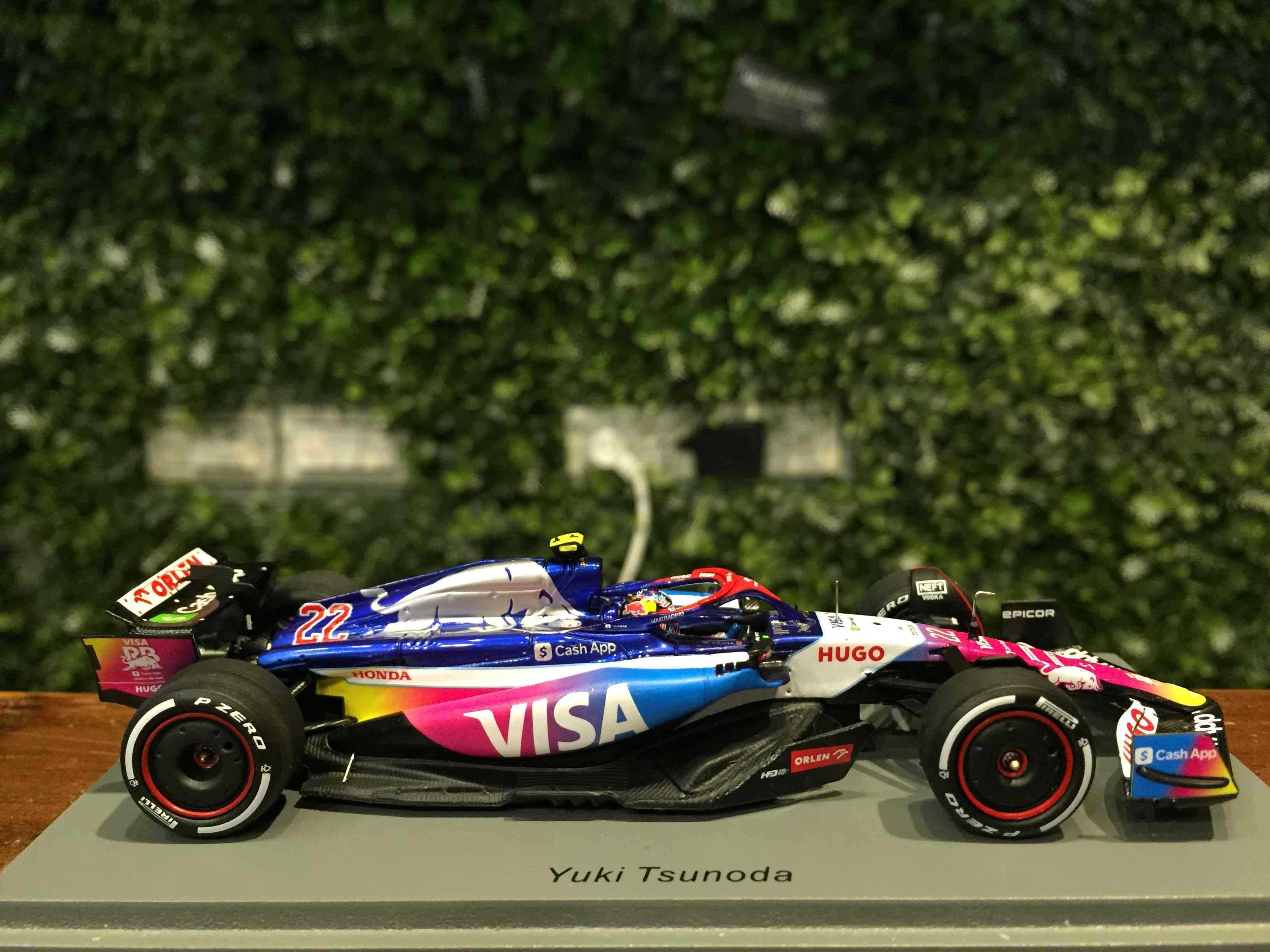 1/43 Spark Visa VCARB 01 Yuki Tsunoda 7th Miami S9534【MGM】