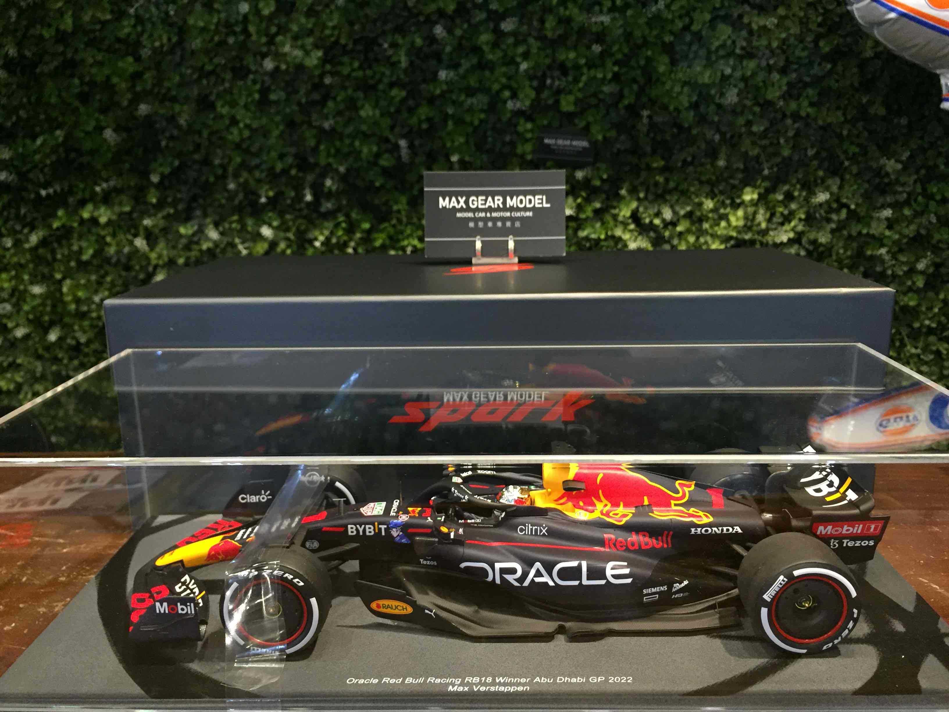 1/18 Spark Red Bull RB18 Max Verstappen Winner 18S776【MGM】