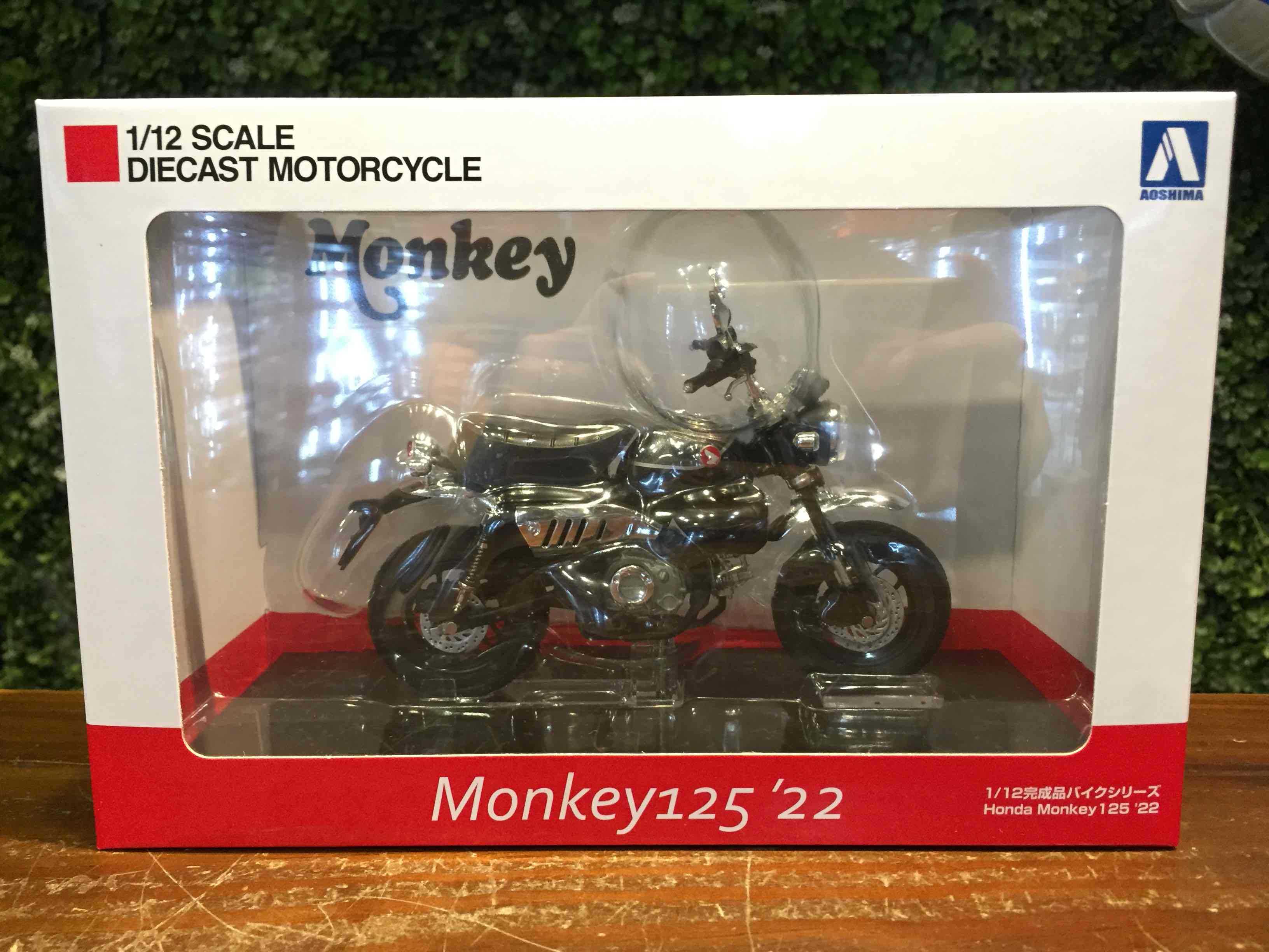 1/12 Aoshima Honda Monkey 125 2022 Black 111222【MGM】