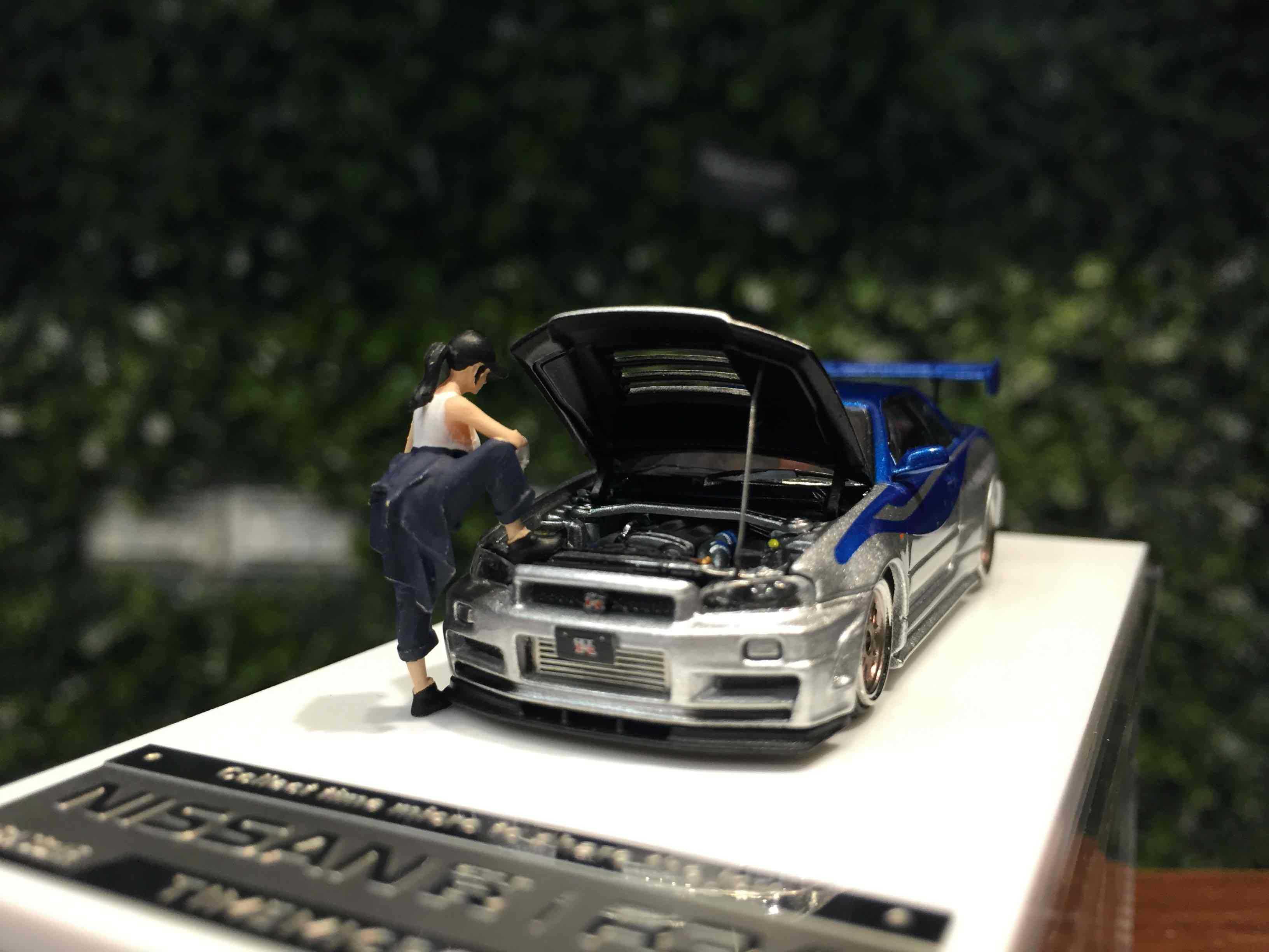 1/64 TimeModel Nissan Skyline GTR R34 Figure TM6434261【MGM】