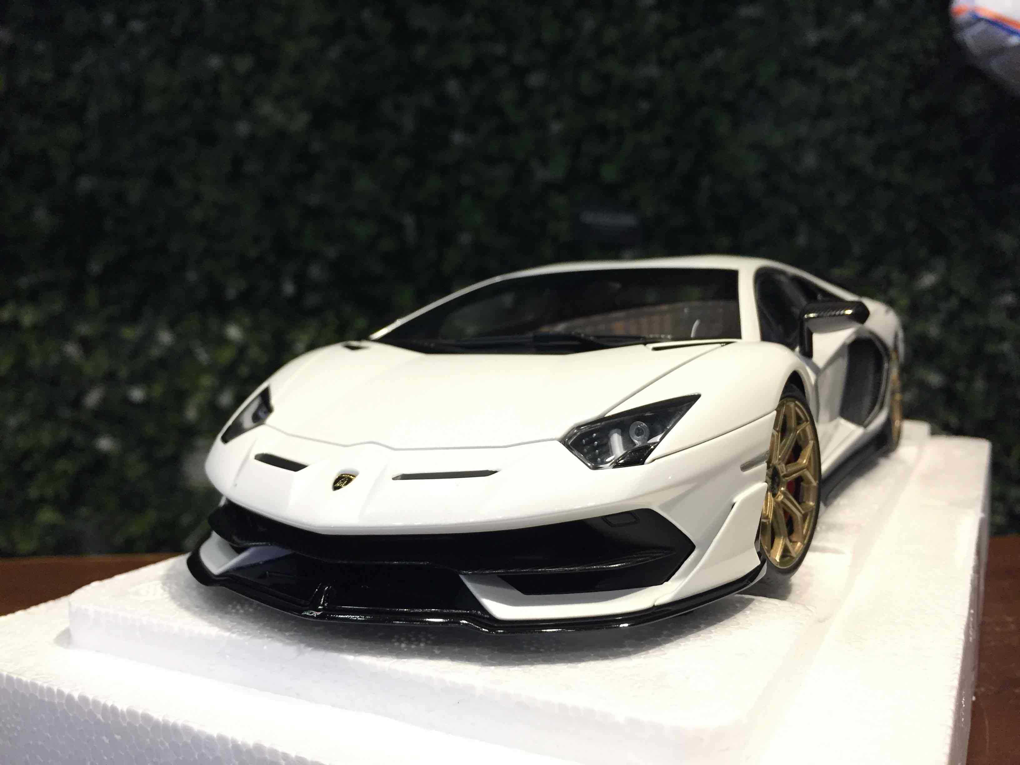 1/18 AUTOart Lamborghini Aventador SVJ PearlWhite 79217【MGM】