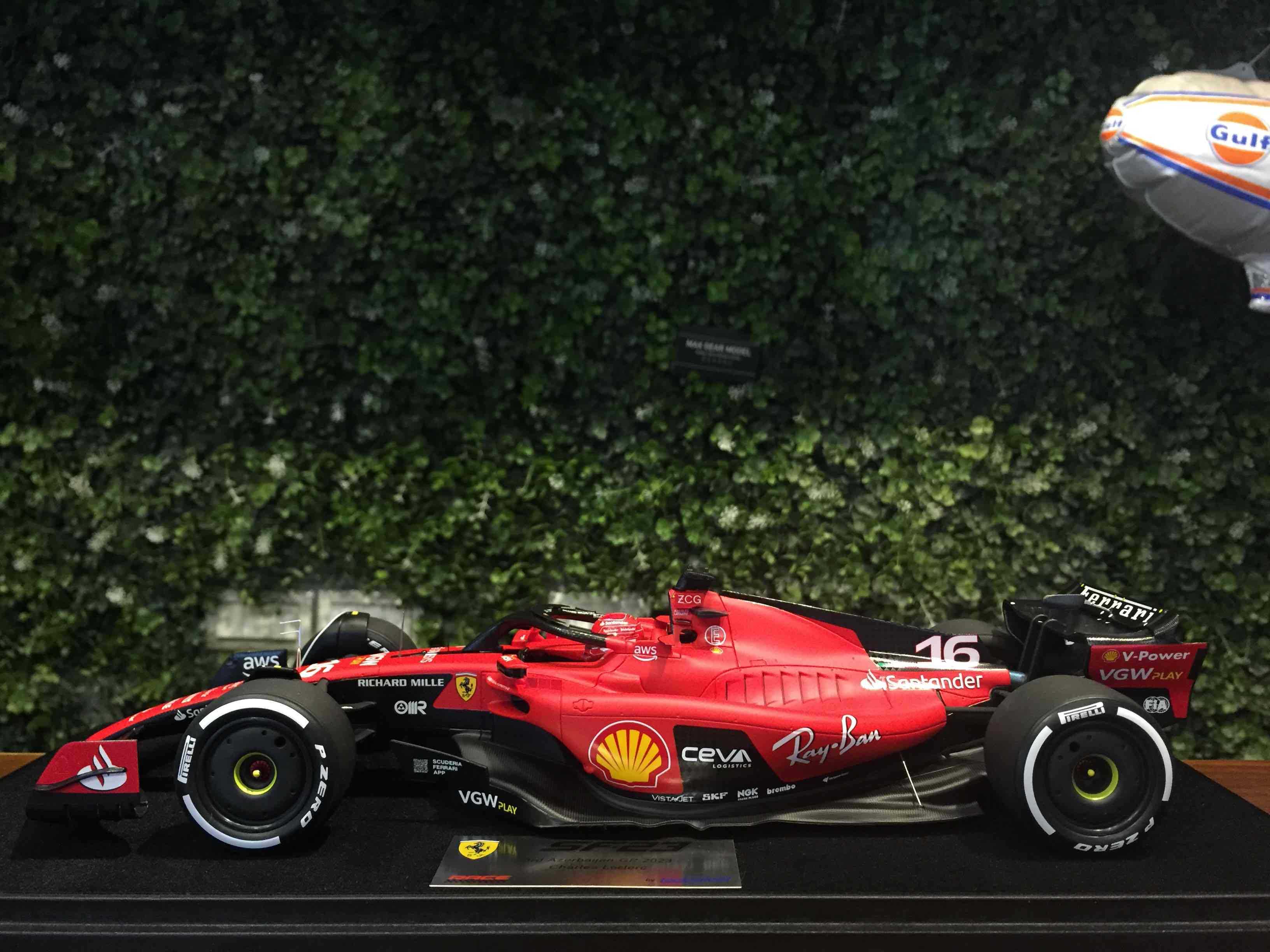 1/18 LookSmart Ferrari SF23 C.Leclerc 3rd 2023 LS18F105【MGM】