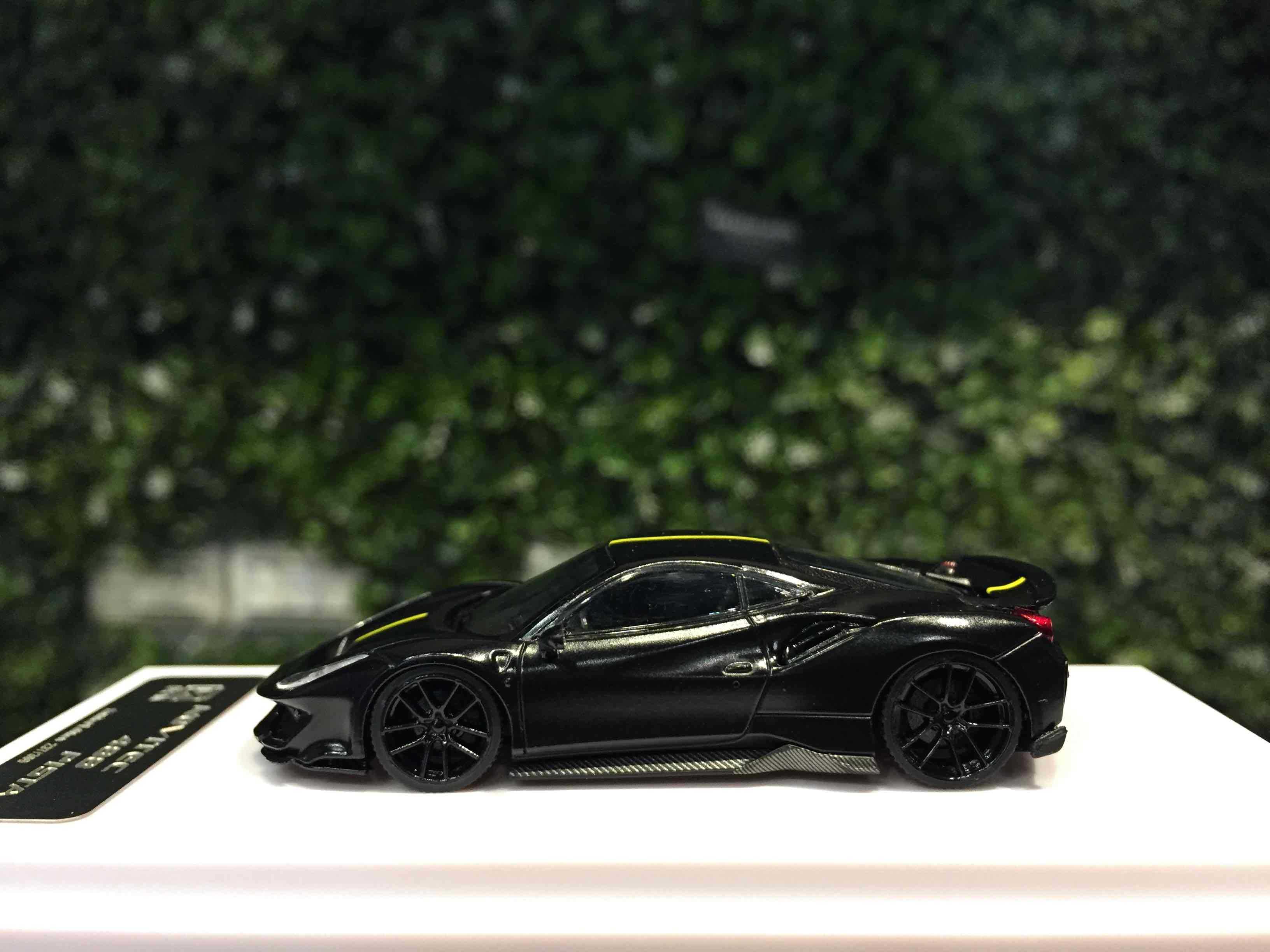 1/64 DCM Novitec Ferrari 488 Pista Matte Black【MGM】