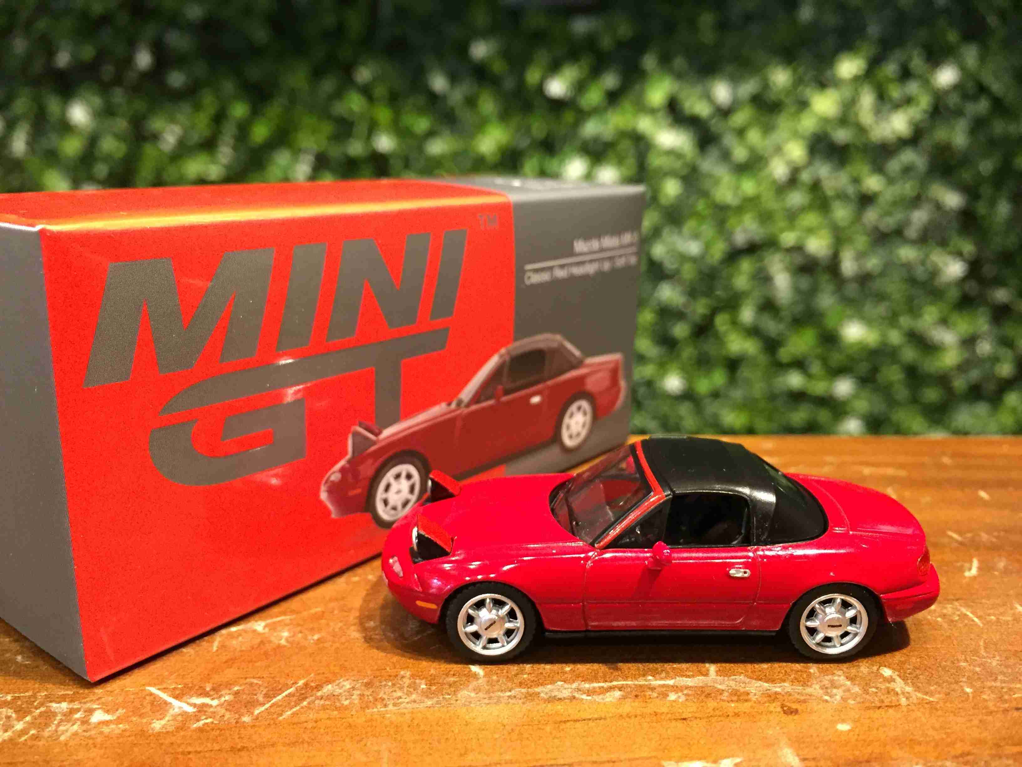 1/64 MiniGT Mazda Miata MX-5 (NA) Classic Red MGT00361L【MGM】