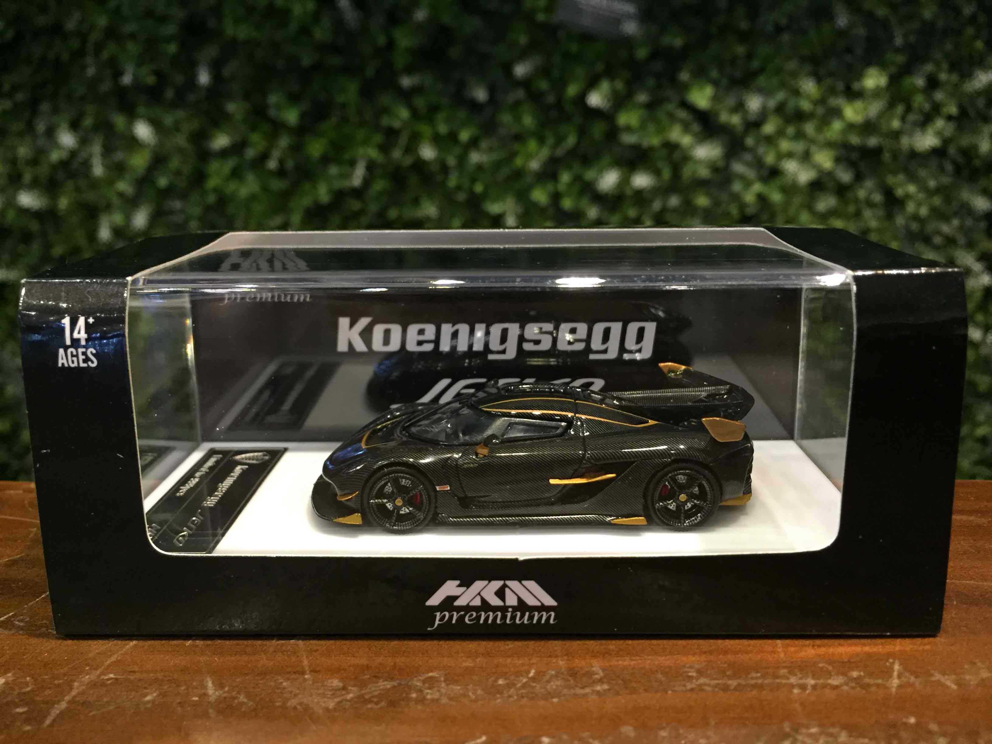 1/64 HKM Koenigsegg Jesko Carbon Black【MGM】