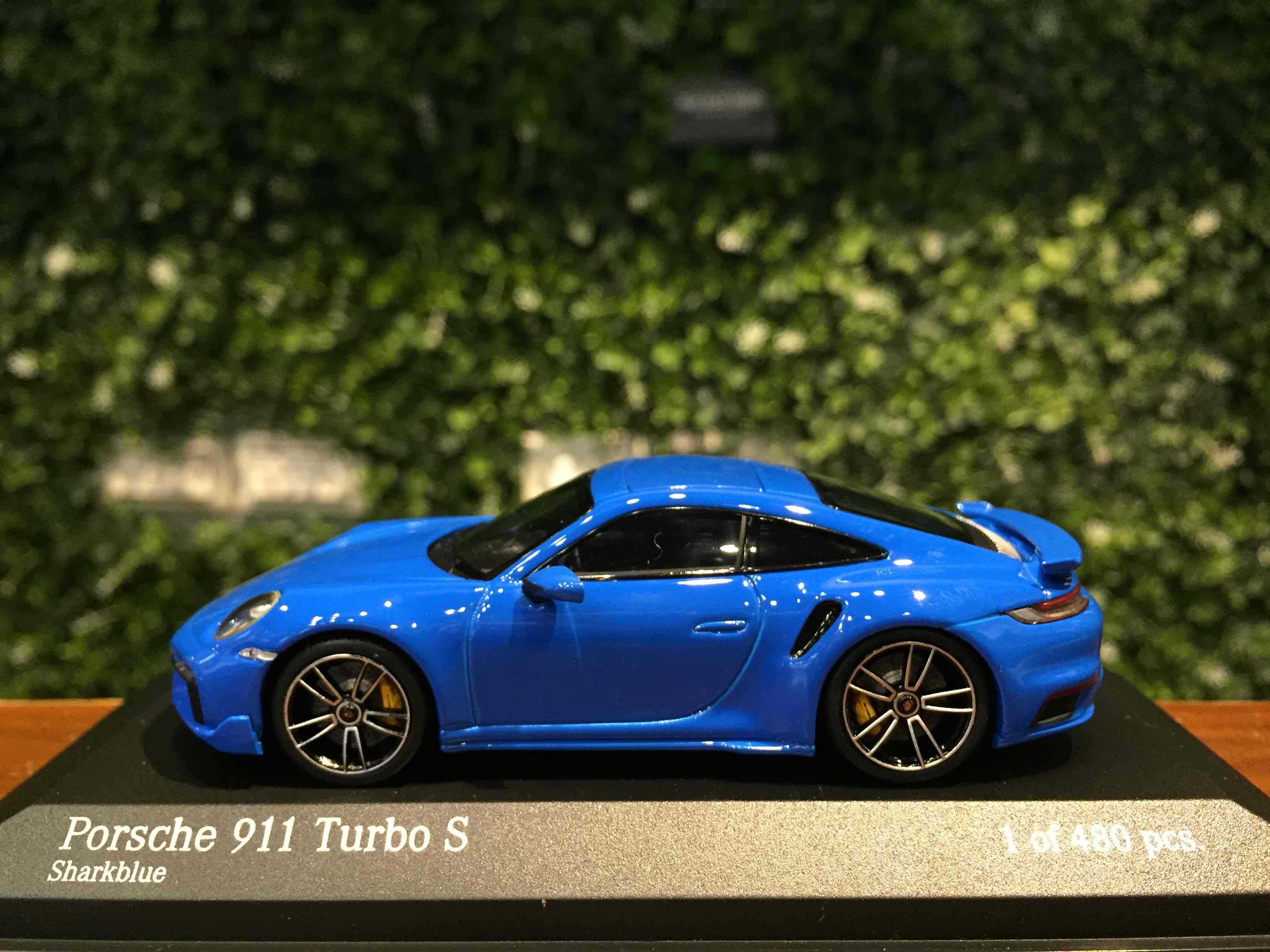 1/43 Minichamps Porsche 911 (992) Turbo S BL 410060072【MGM】