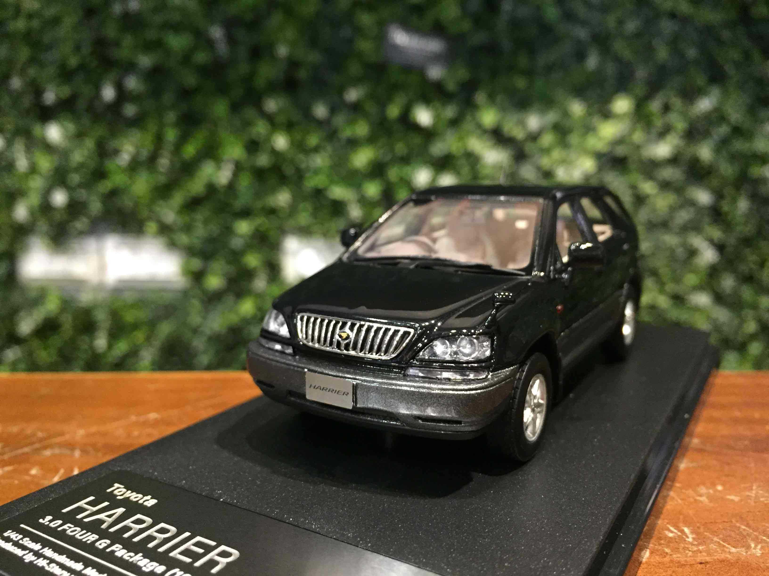 1/43 Hi-Story Toyota Harrier 3.0 (RX300) 1997 HS449BK【MGM】