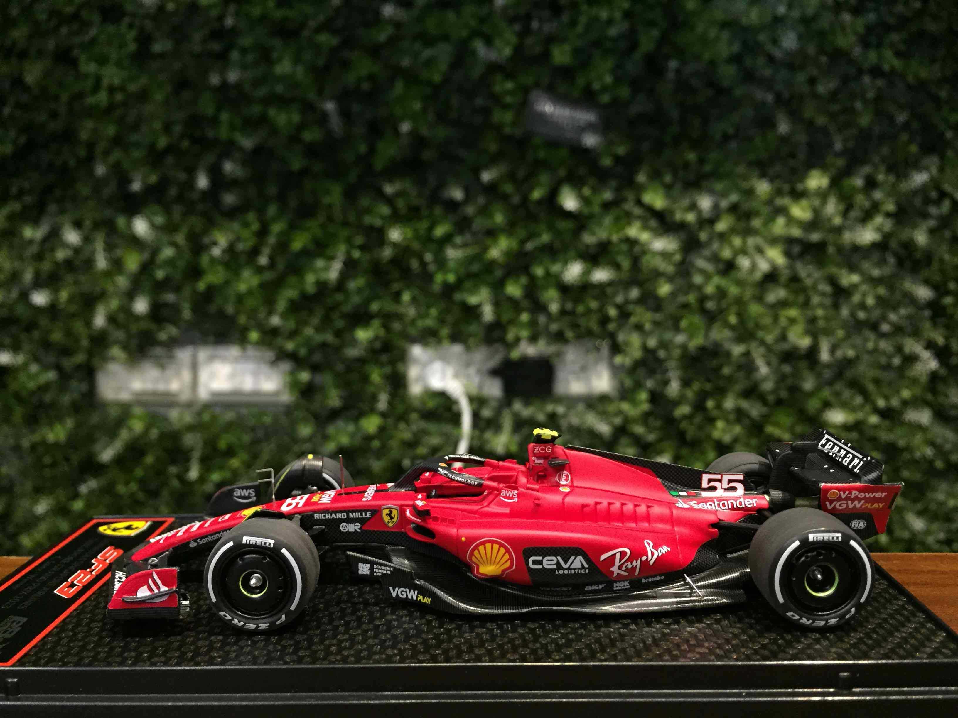 1/43 BBR Ferrari SF23 Carlo Sainz Winner 2023 BBRC292A【MGM】