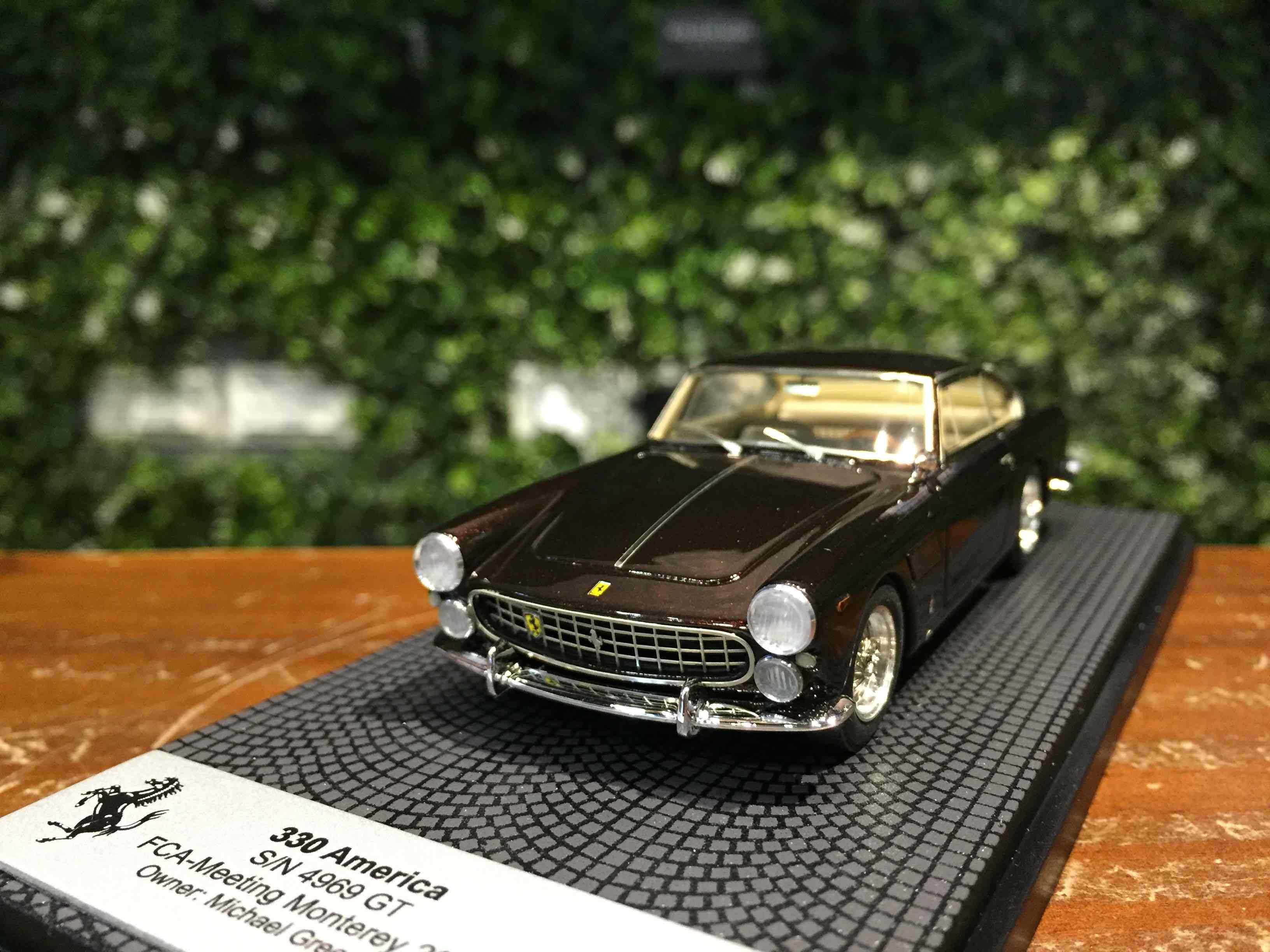 1/43 BBR Ferrari 330 America 4969GT Monterey CAR27D【MGM】