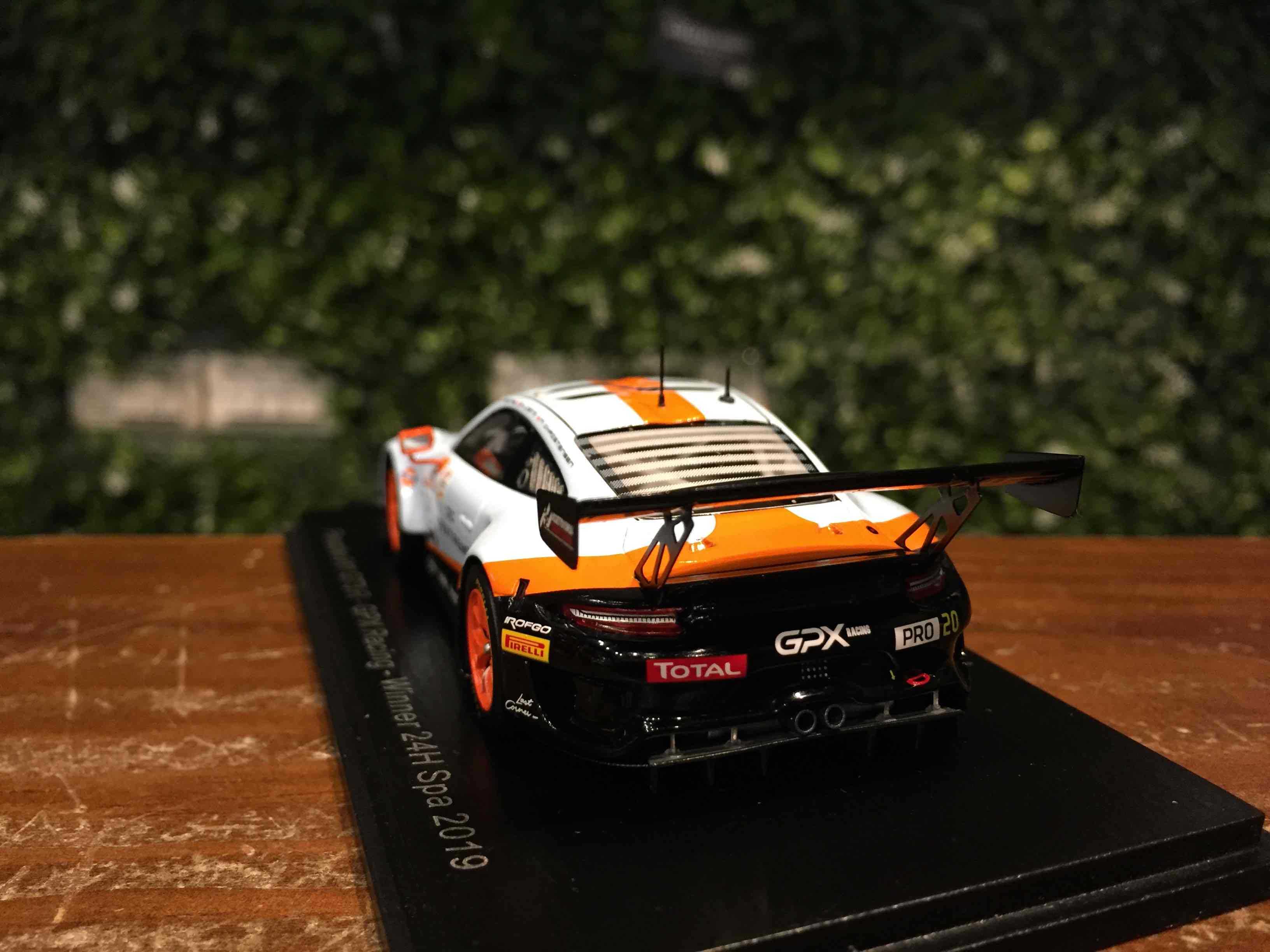 1/43 Spark Porsche 911 GT3 R Winner 24H SPA 43SPA2019【MGM】