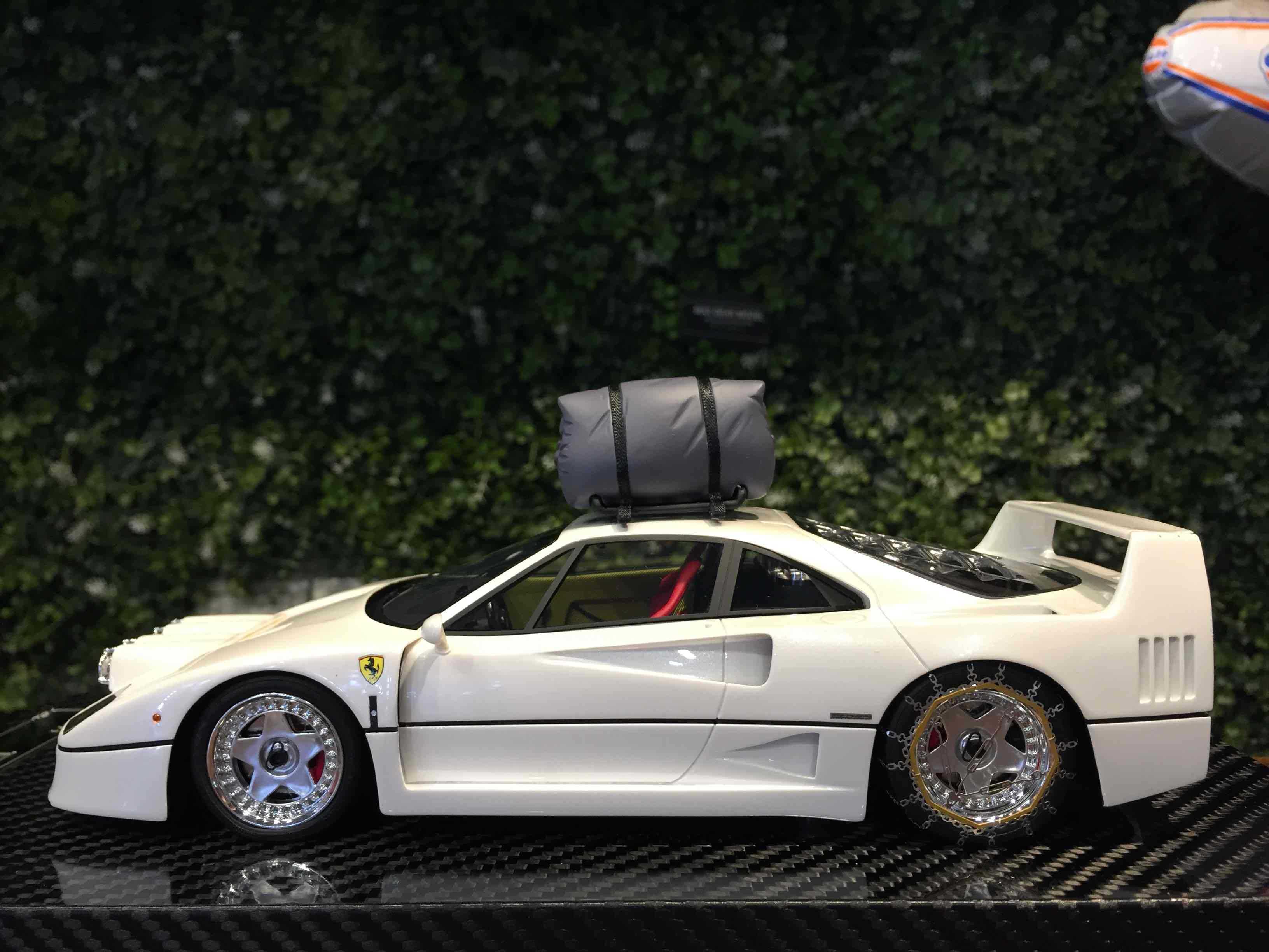 1/18 VIP Model Ferrari F40 Snow Drifting White VIP180512【MGM