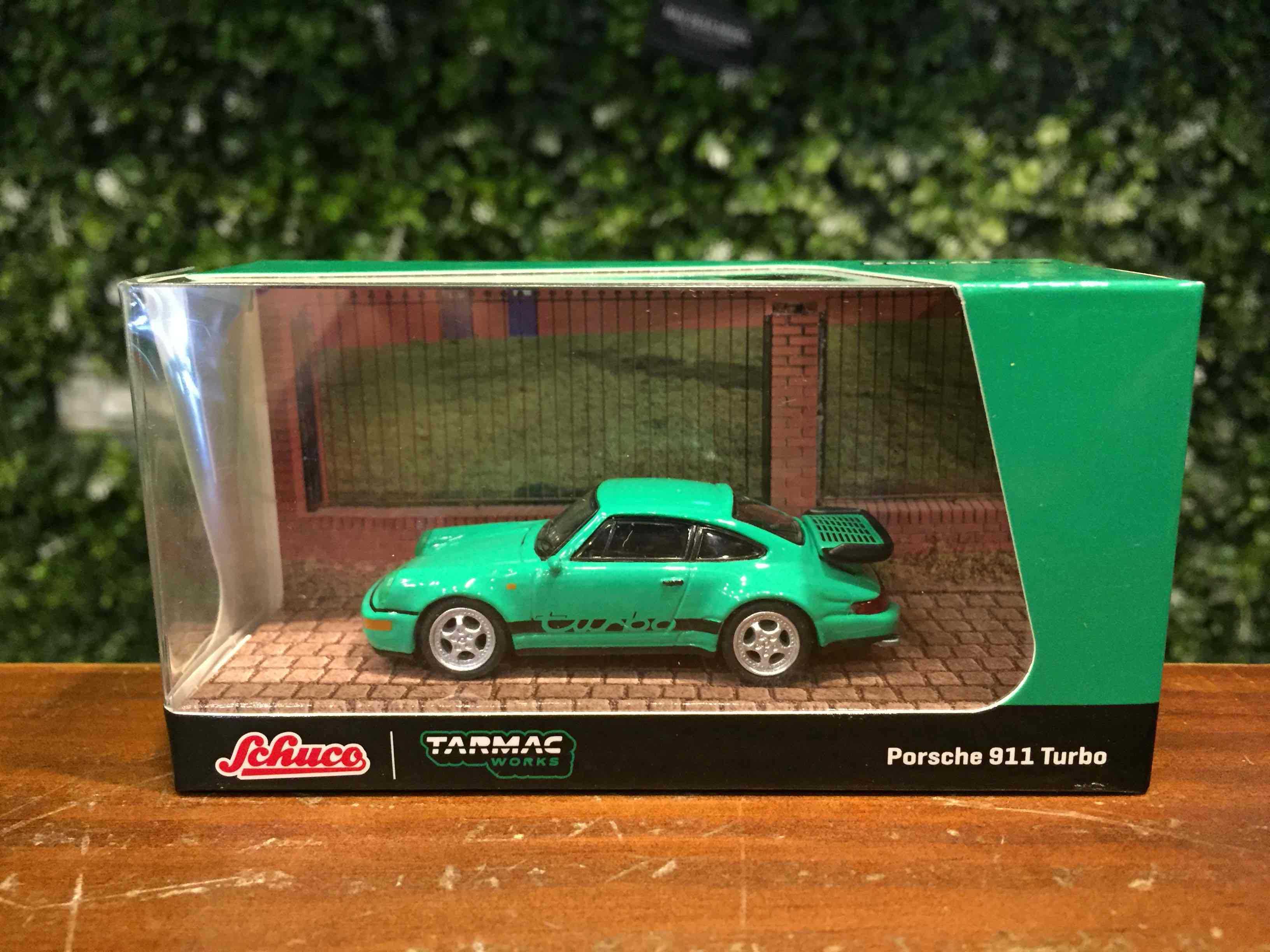 1/64 Schuco Porsche 911 Turbo Green T64S009GR【MGM】