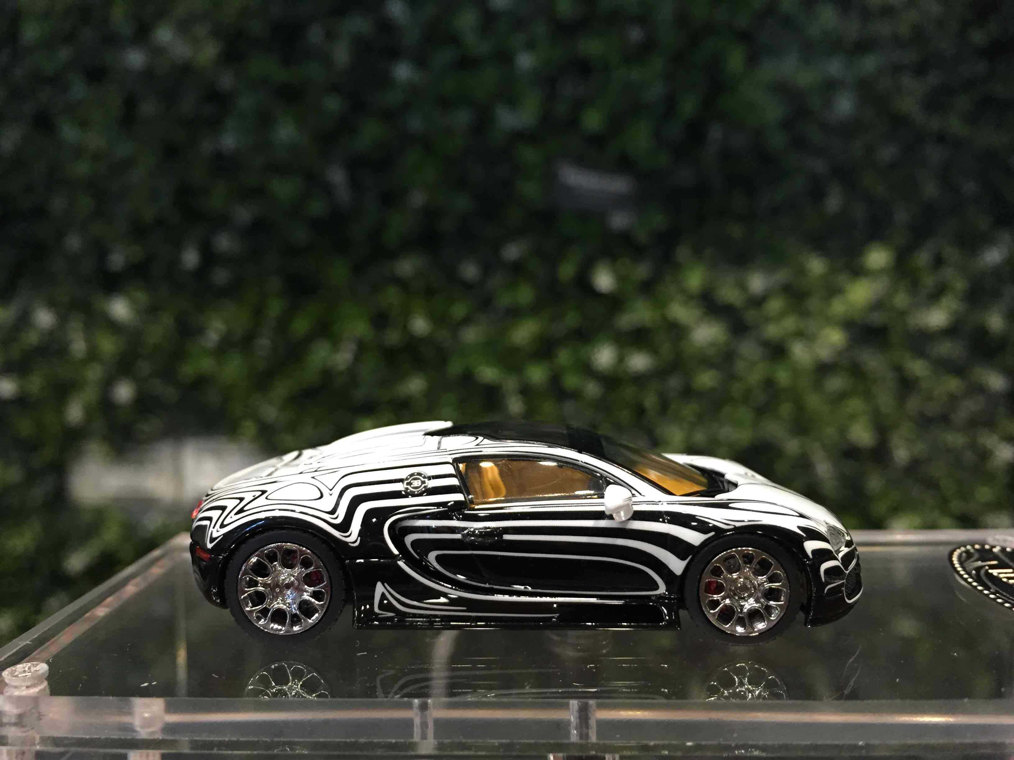 1/64 Mortal Bugatti Veyron Black/White【MGM】