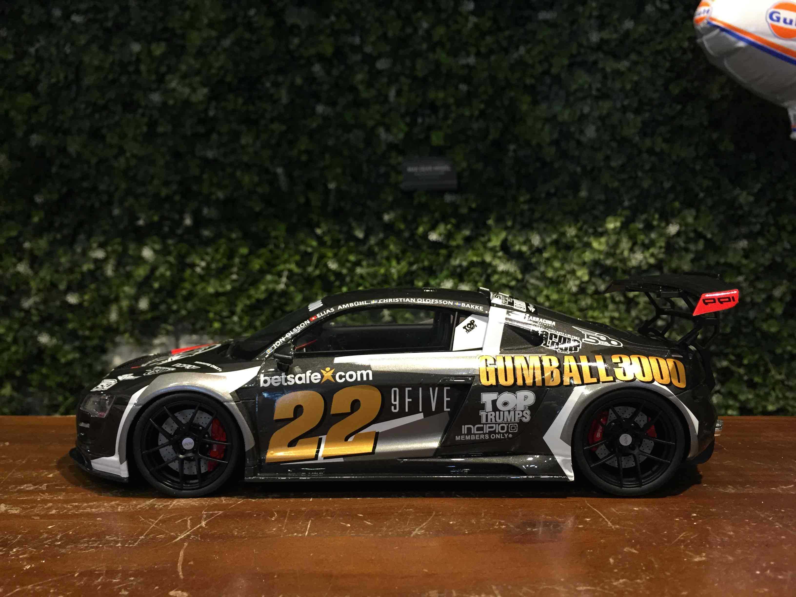 1/18 GT Spirit Audi R8 Gumball GT386【MGM】