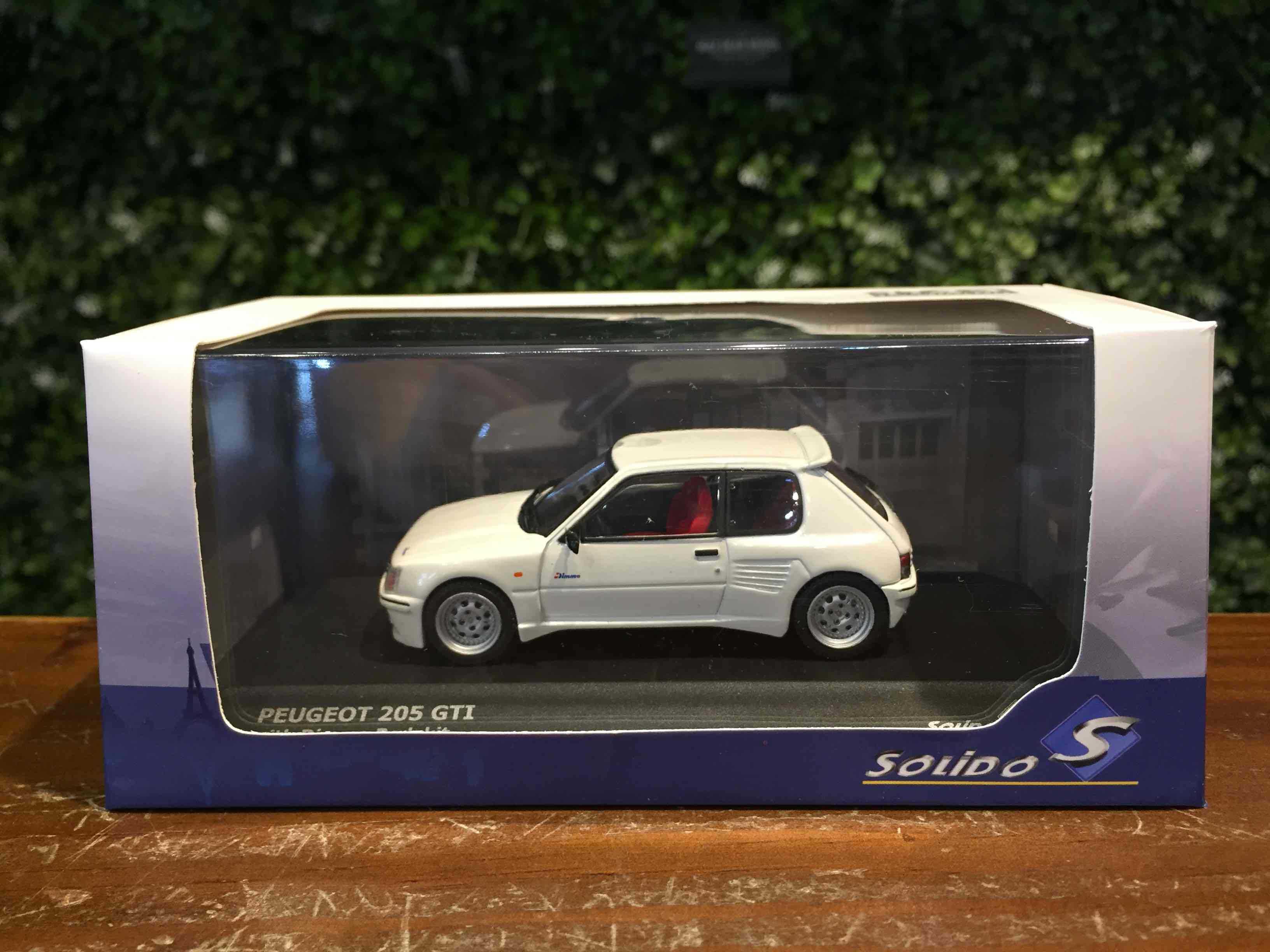 1/43 Solido Peugeot 205 GTI White S4310801【MGM】