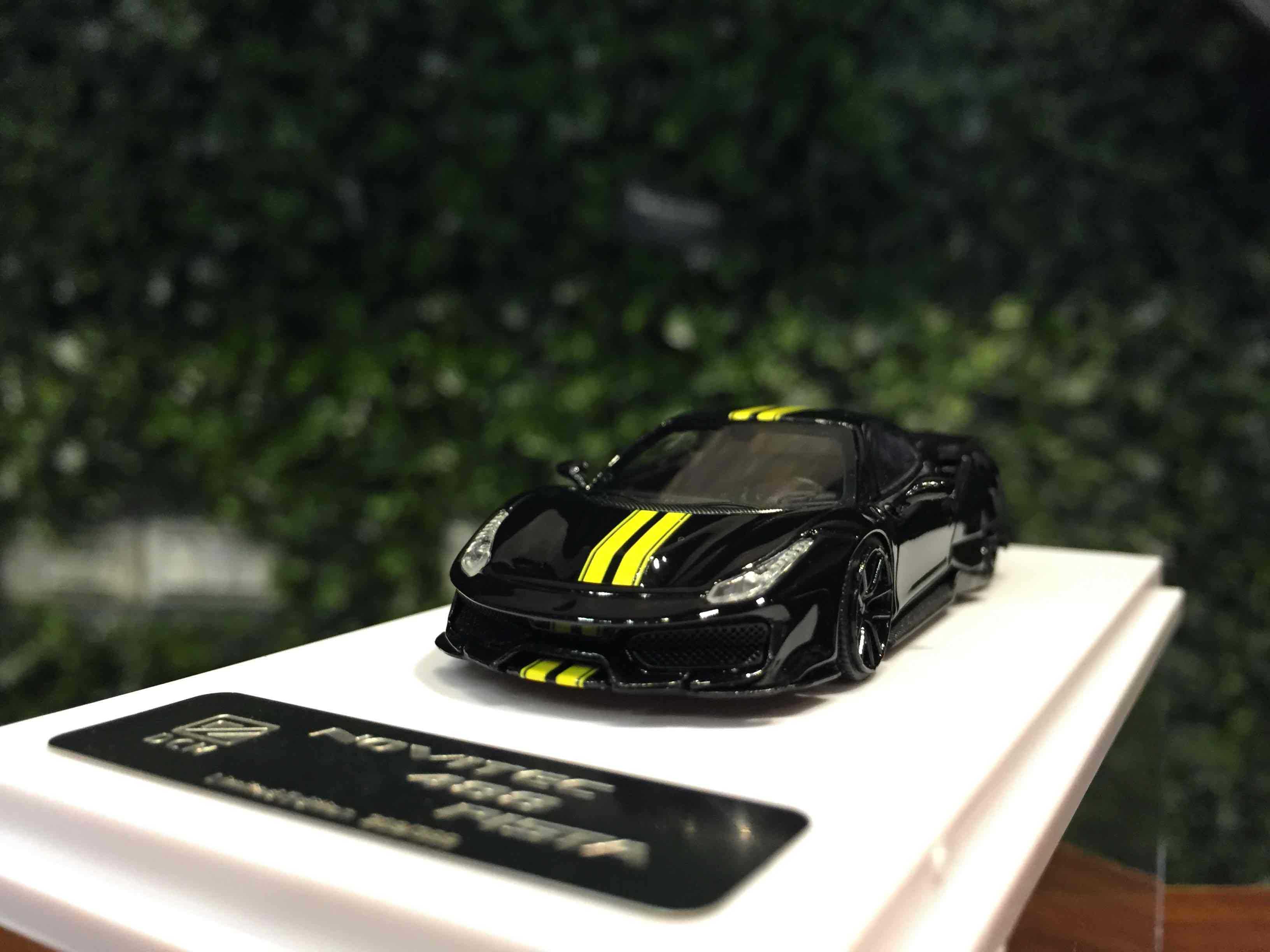 1/64 DCM Novitec Ferrari 488 Pista Black MET【MGM】