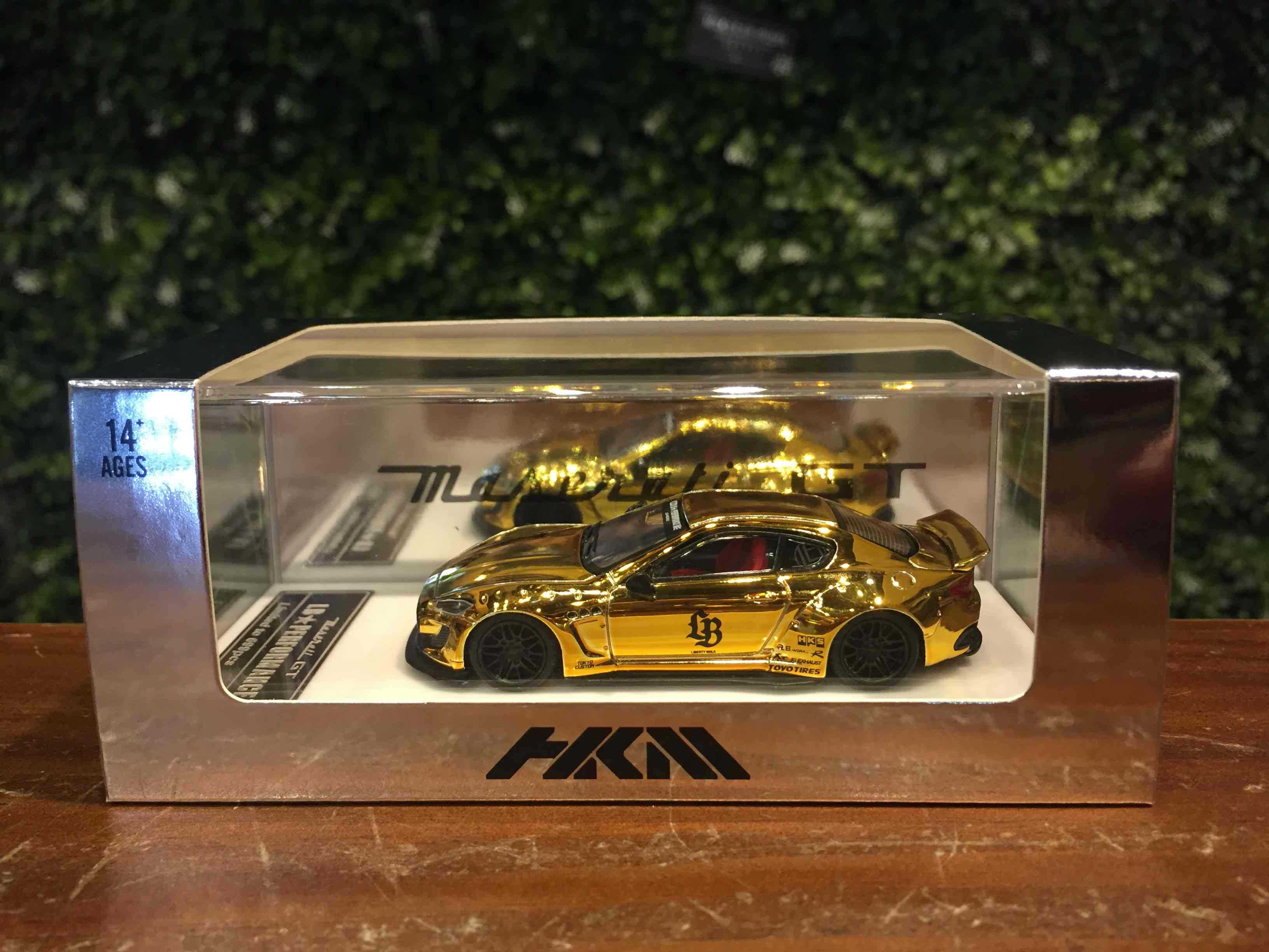 1/64 HKM LBWK Maserati GranTurimo GTS Chrome Gold【MGM】