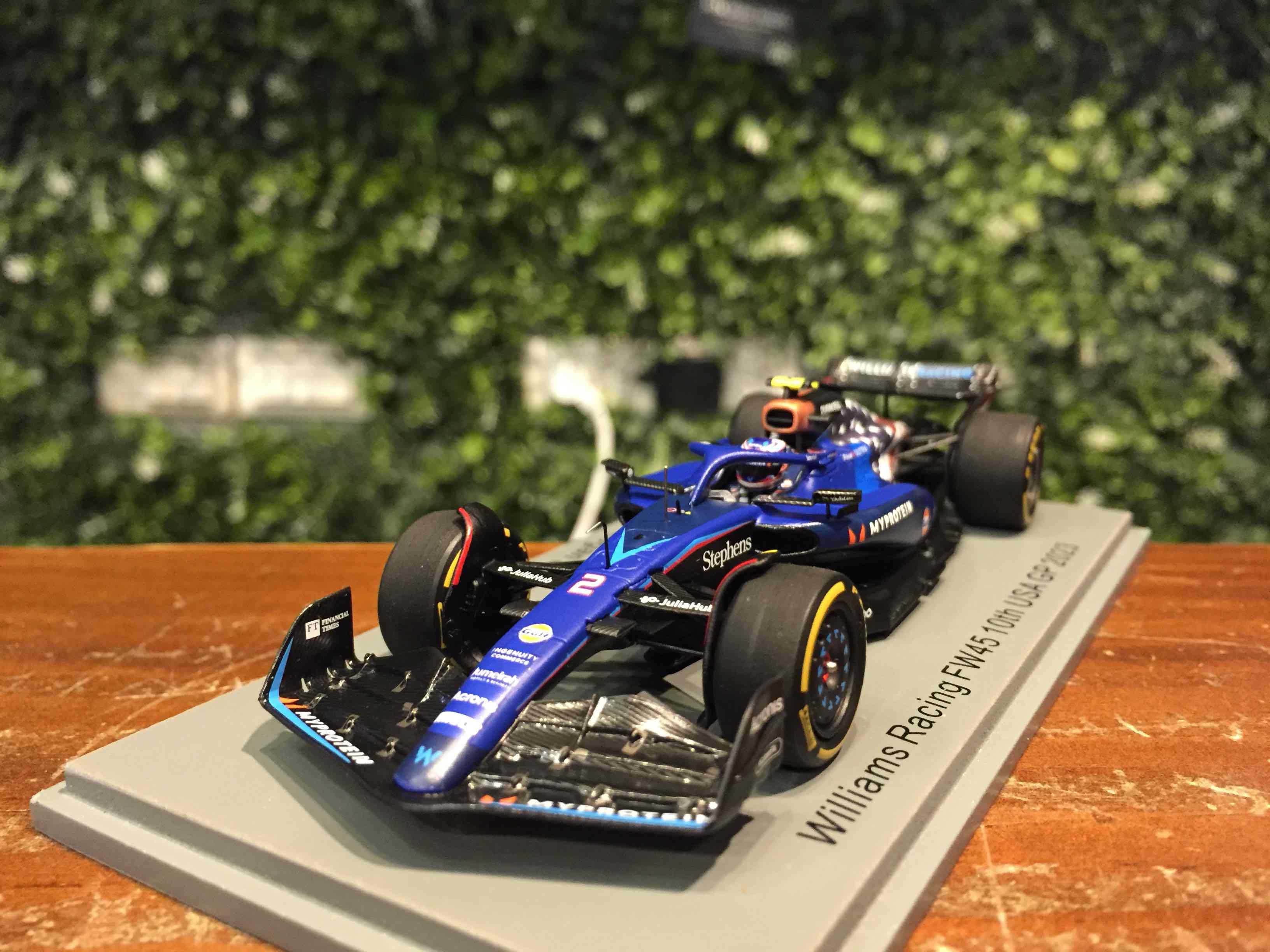 1/43 Spark Williams F1 FW45 Logan Sargeant 2023 S8918【MGM】