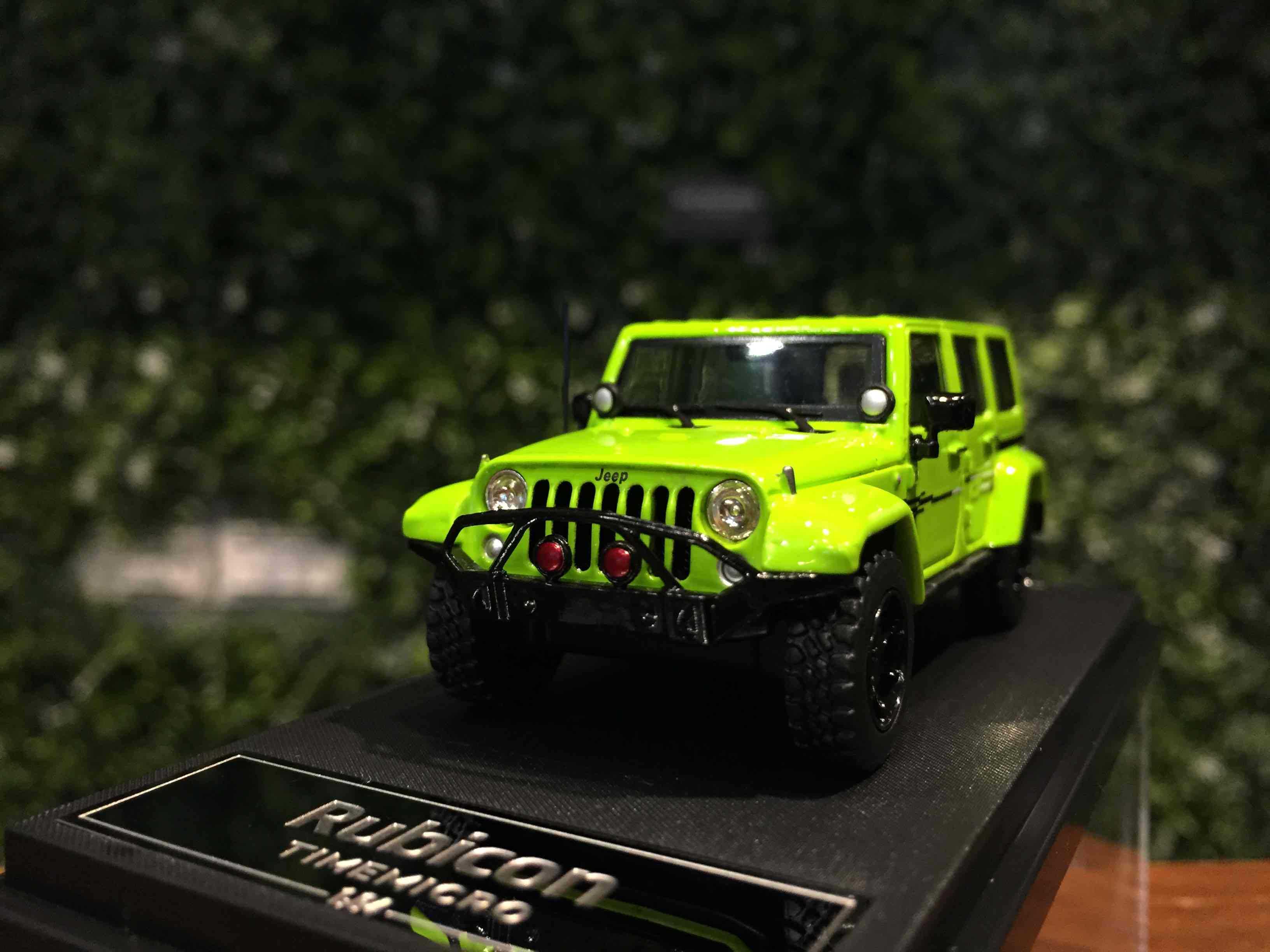 1/64 TimeModel Jeep Wrangler Rubicon Green TM640310【MGM】