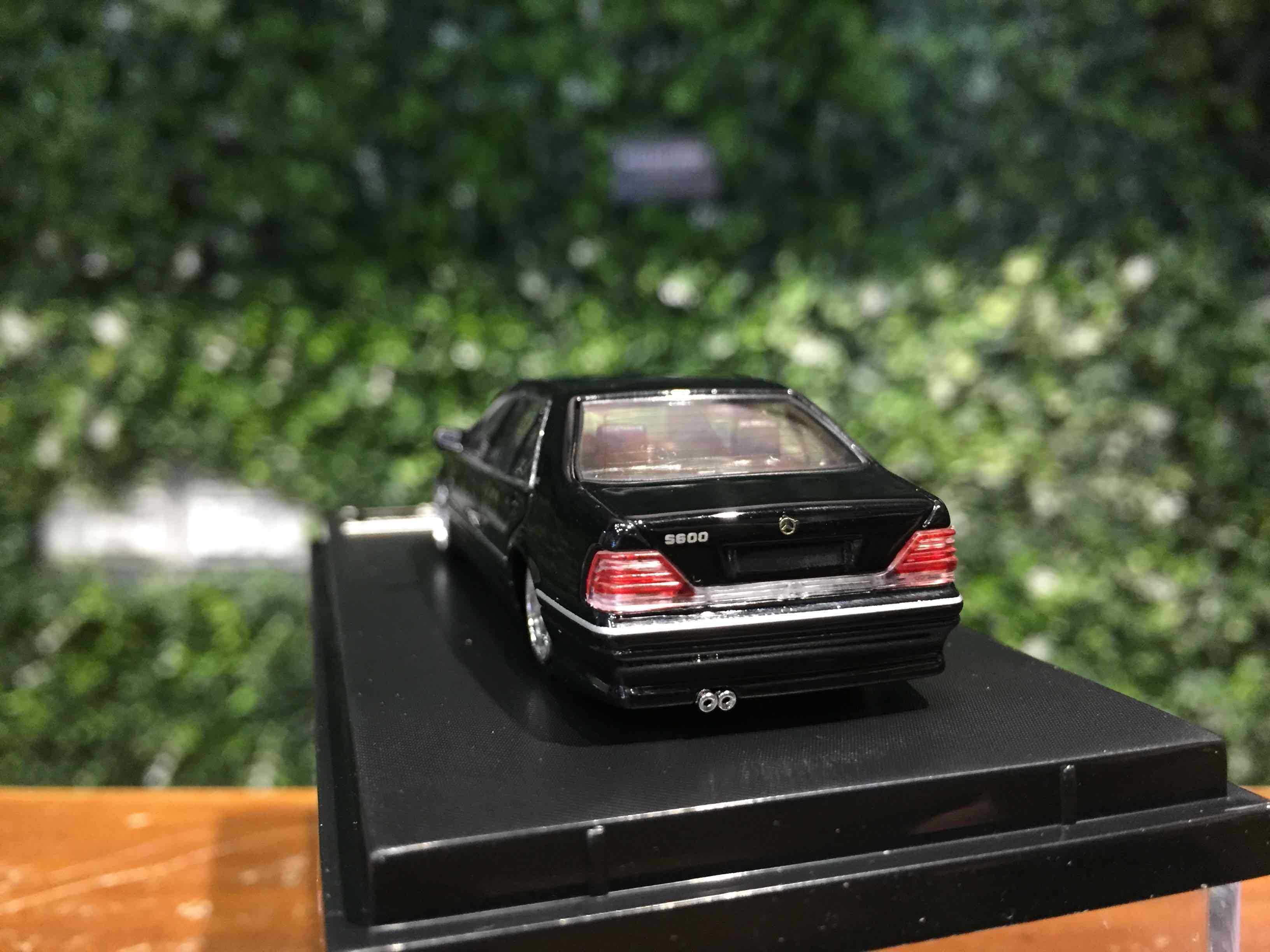 1/64 StreetWeapon Mercedes-Benz S-Class (W140) Black【MGM】