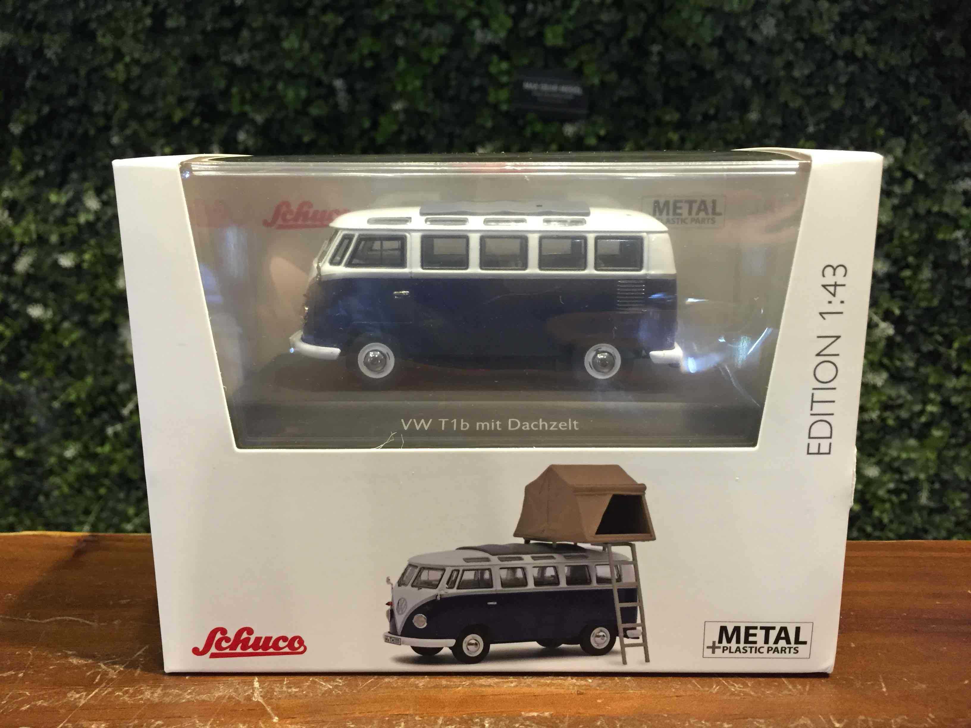 1/43 Schuco Volkswagen VW T1 Bus with Tent 450377800【MGM】 - Max