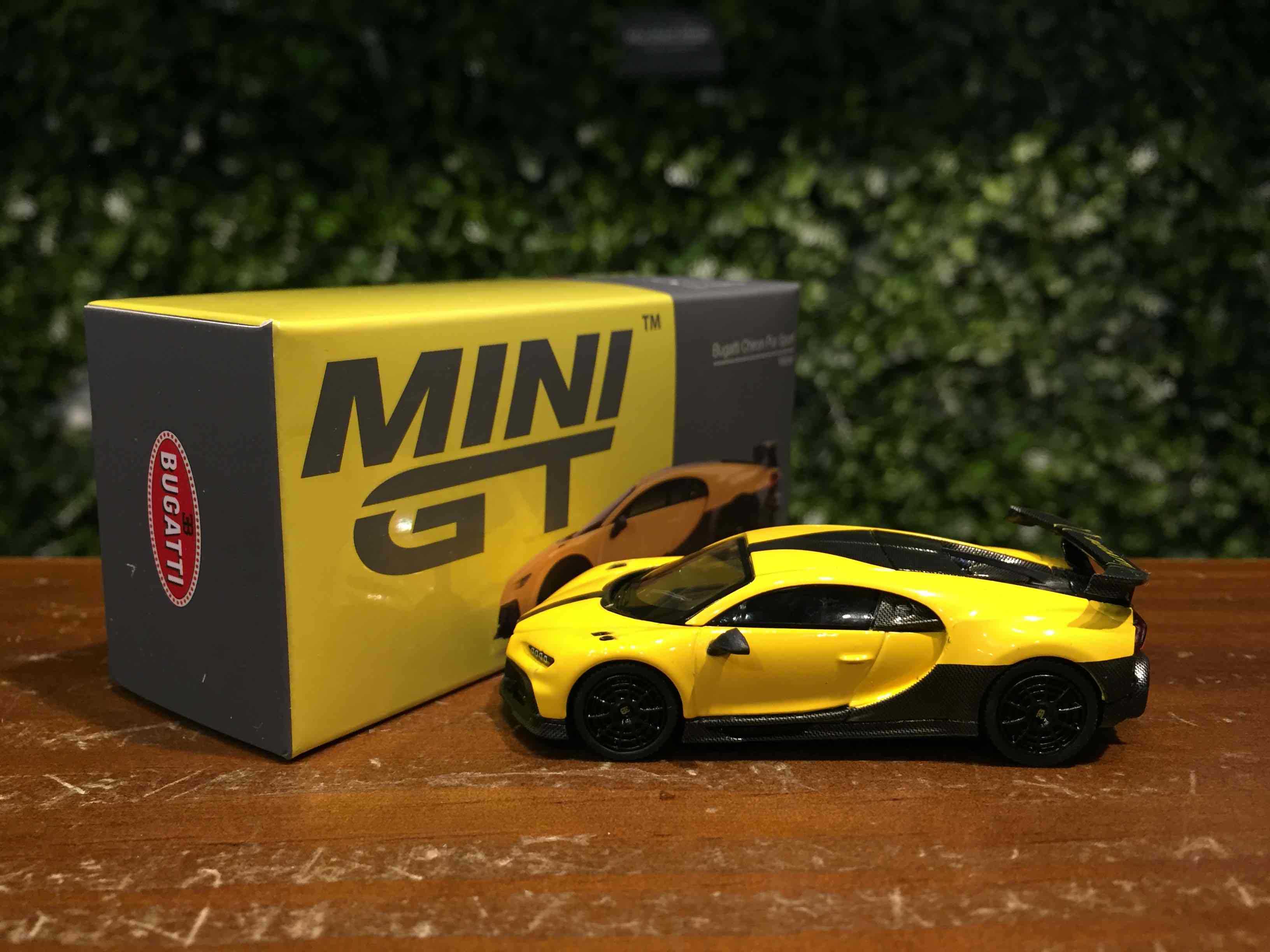 1/64 MiniGT Bugatti Chiron Pur Sport Yellow MGT00428L【MGM】