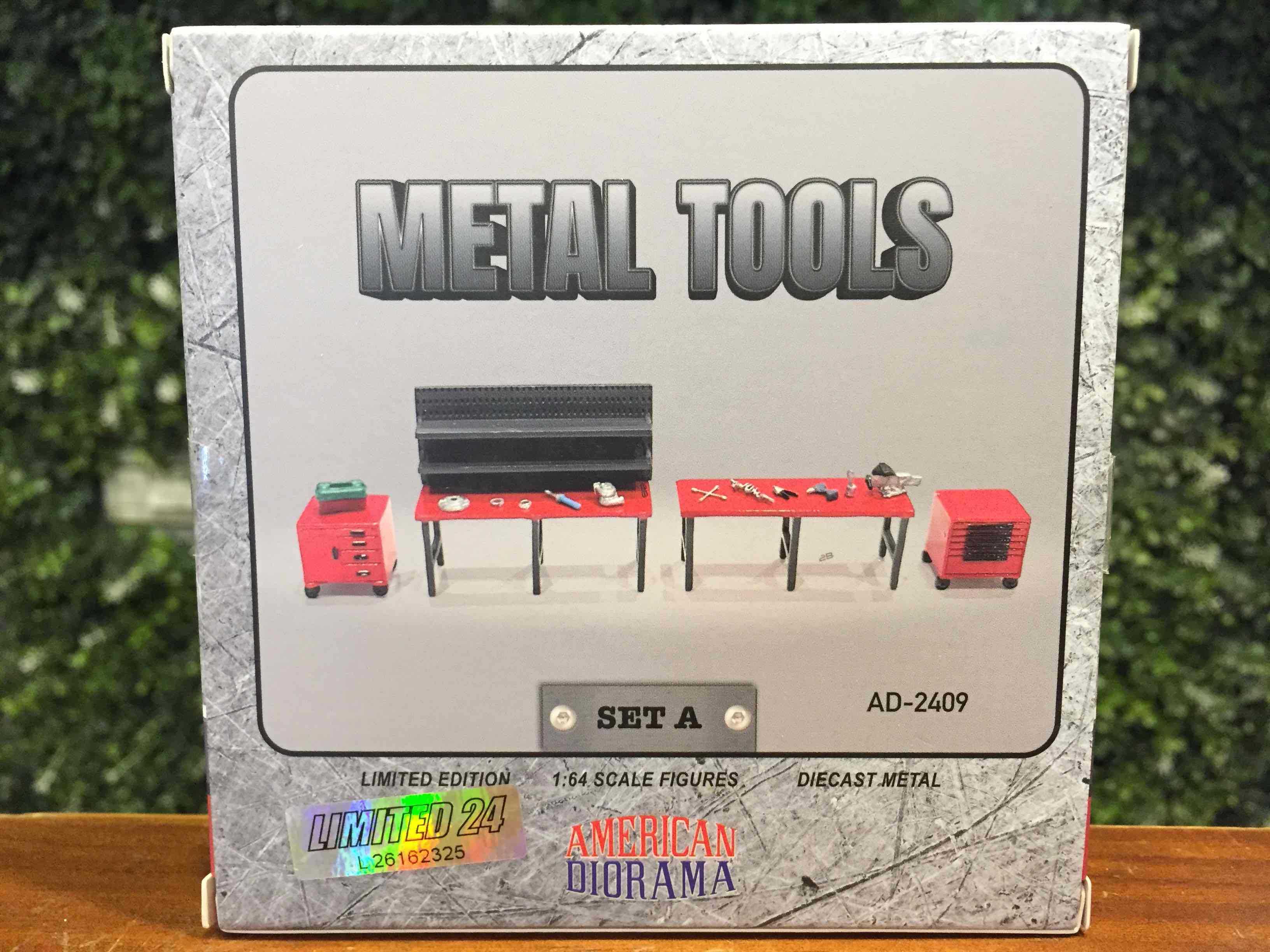 1/64 American 街景人偶 Metal Tools Set Figure AD2409【MGM】