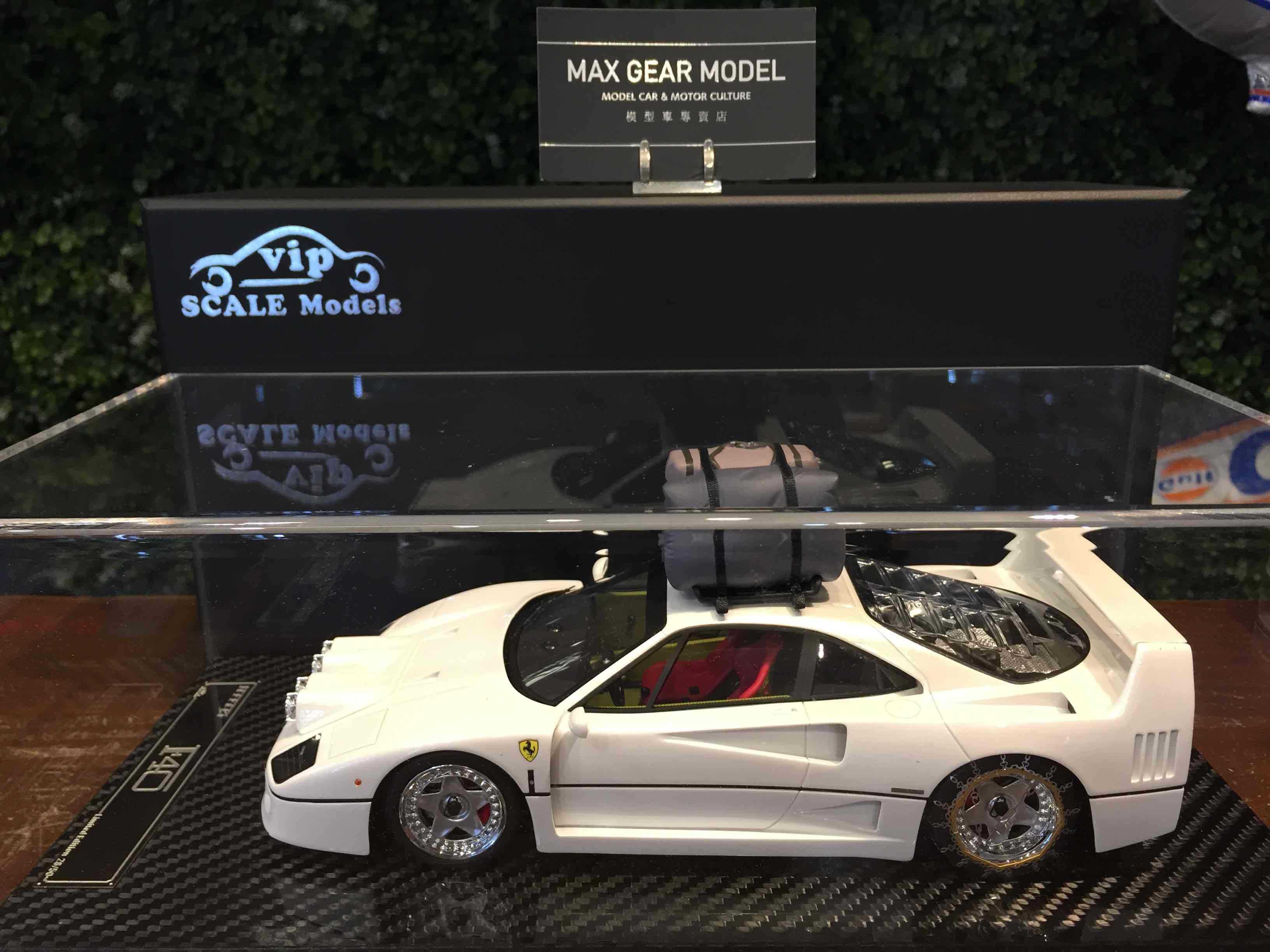 1/18 VIP Model Ferrari F40 Snow Drifting White VIP180512【MGM