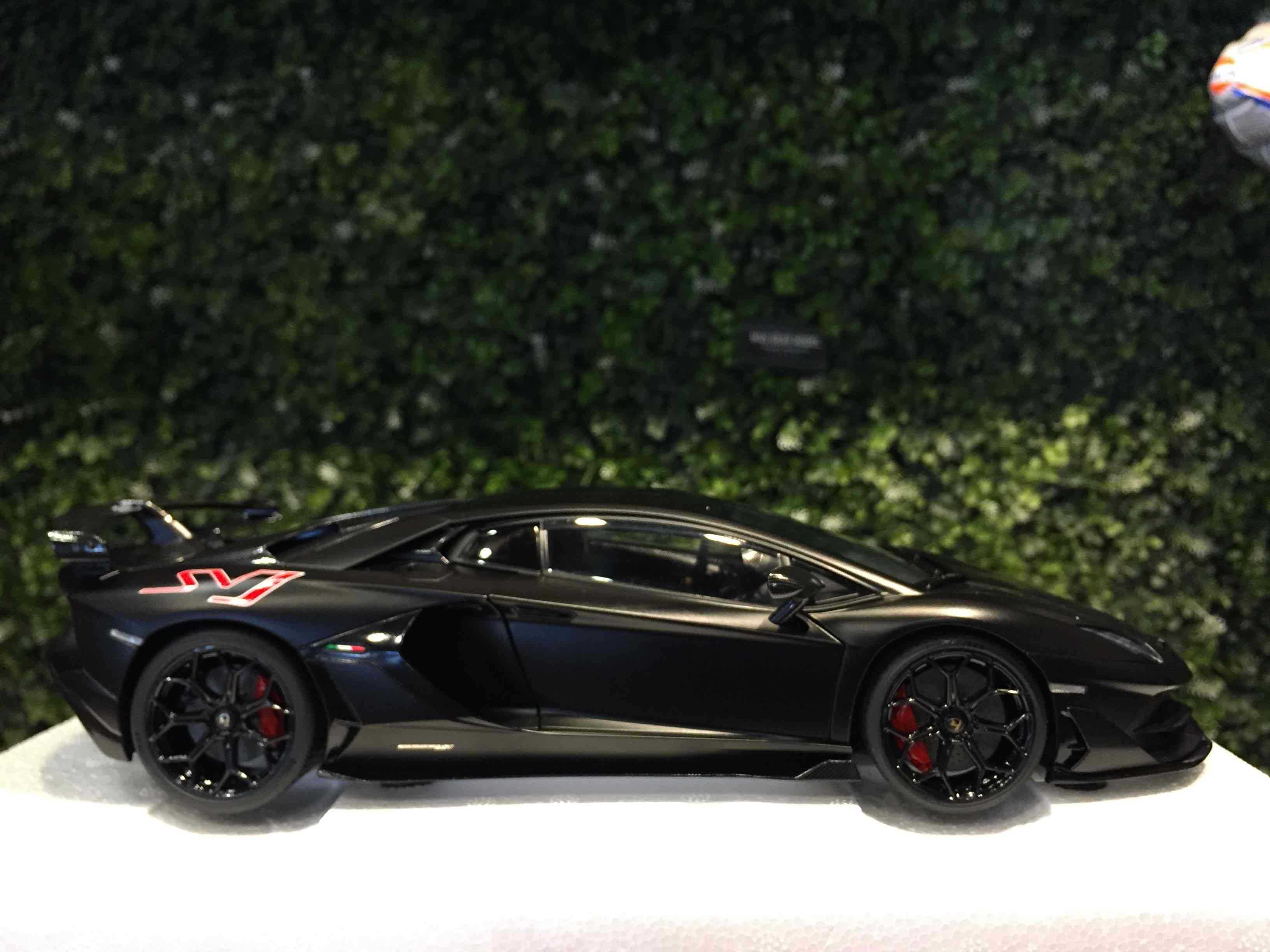 1/18 AUTOart Lamborghini Aventador SVJ MatteBlack 79219【MGM】