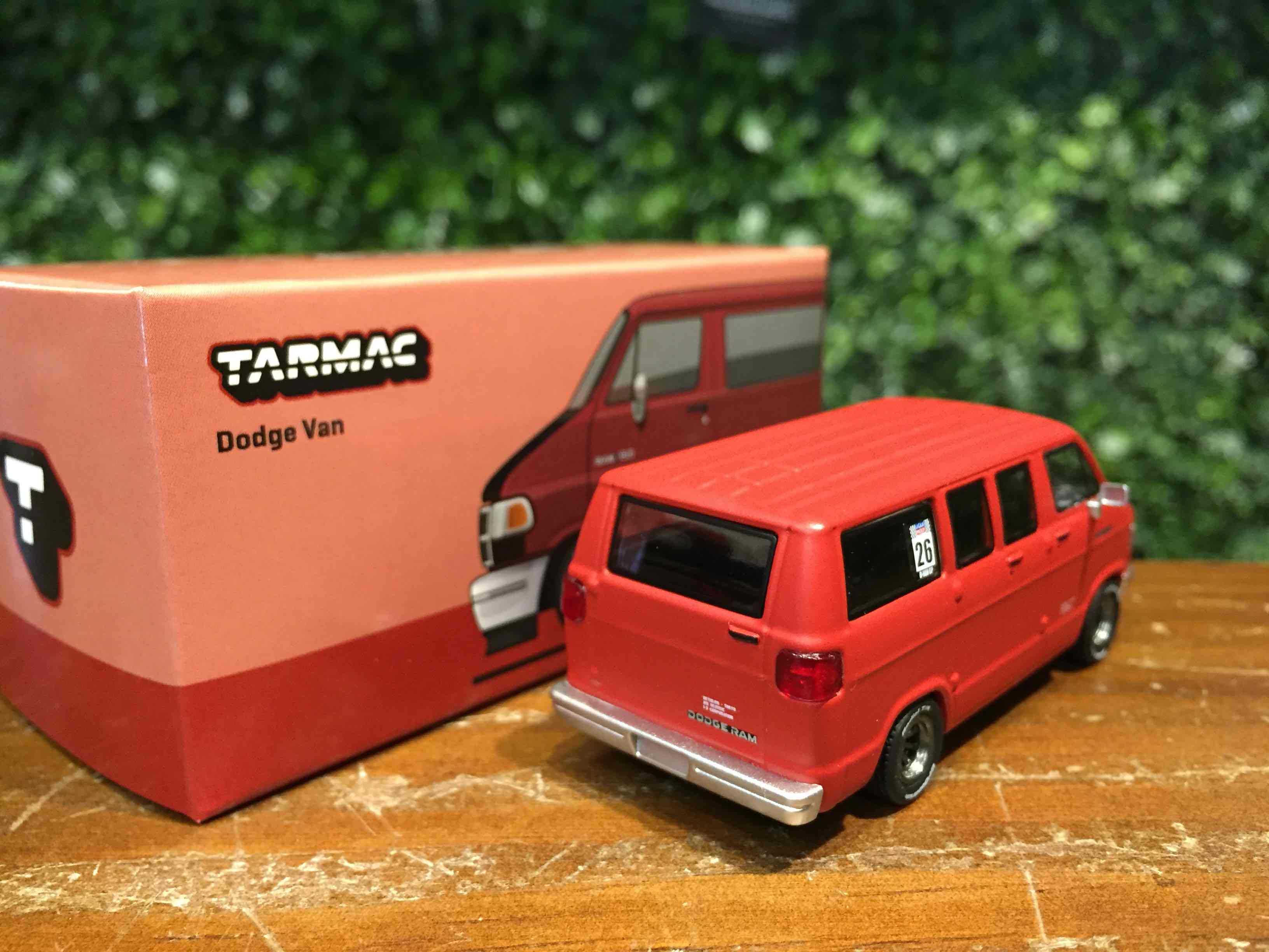 1/64 Tarmac Dodge Van Red T64GTL032RE【MGM】