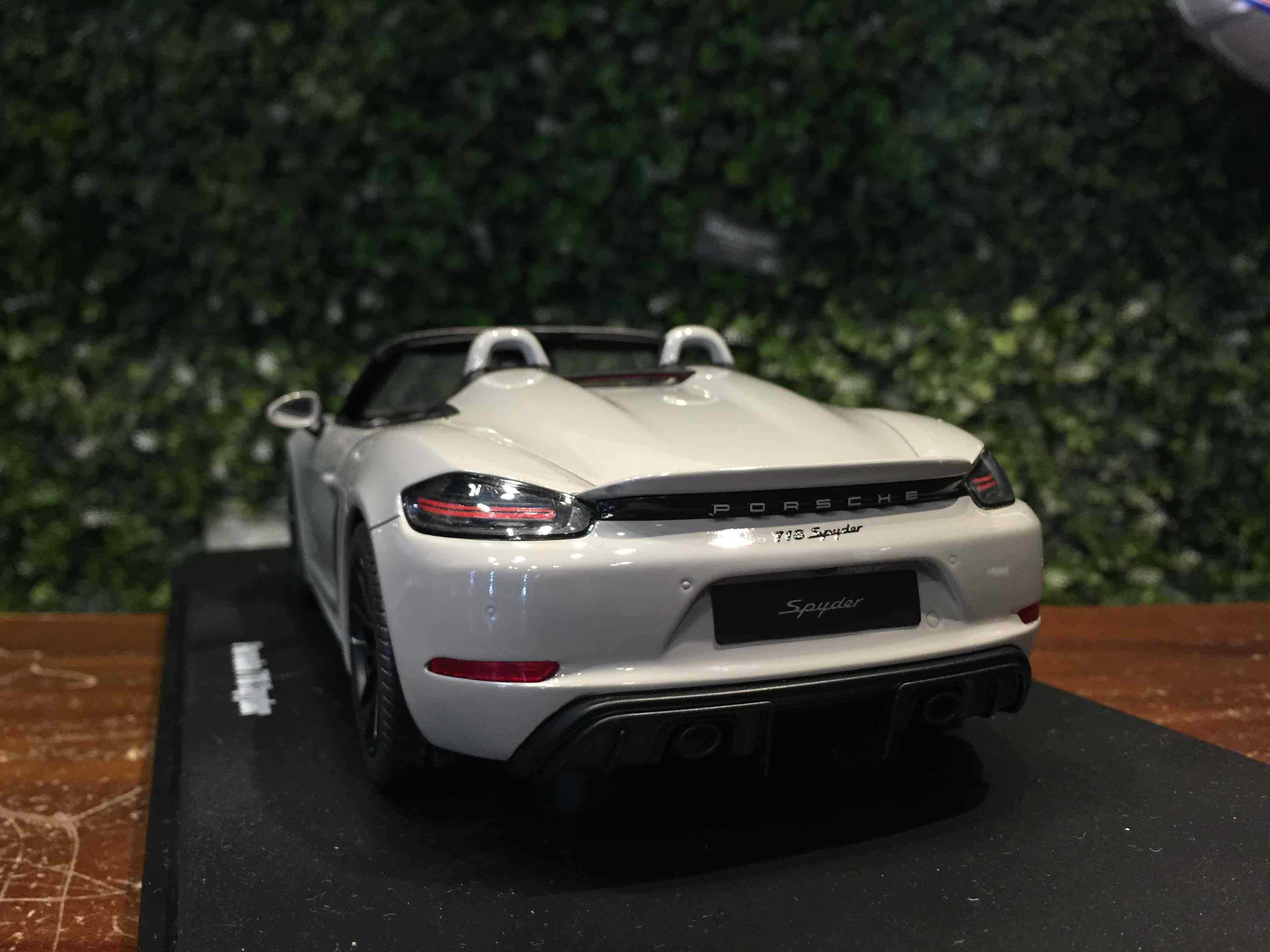 1/18 GT Spirit Porsche 718 Spyder Crayon Grey GT436【MGM】 - Max