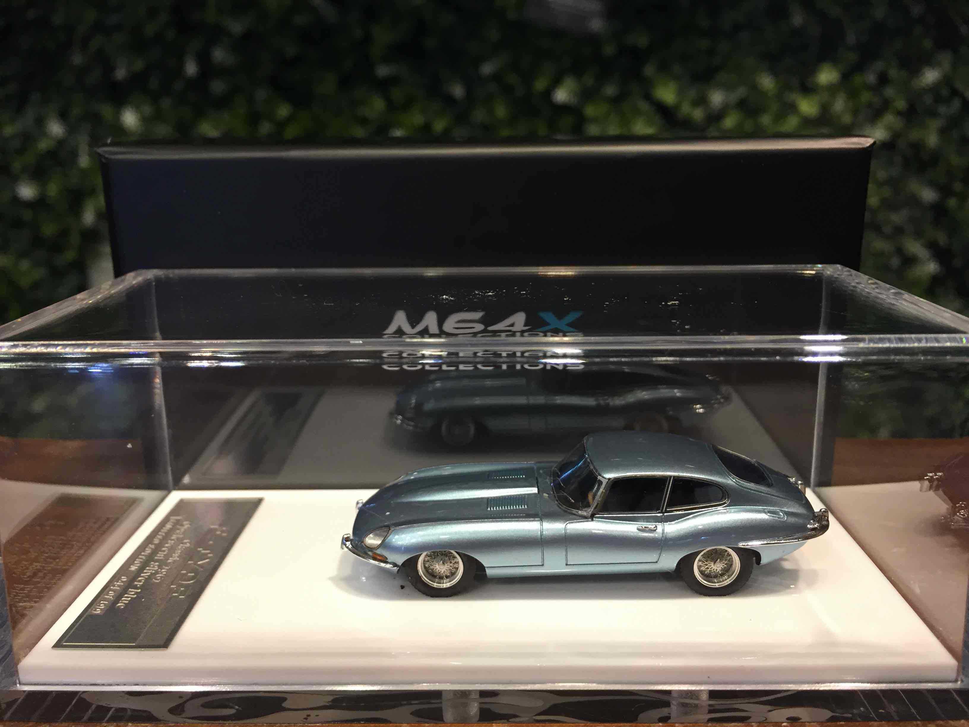 1/64 SCM Jaguar E-Type 1961 SilverBlue SCM09F【MGM】