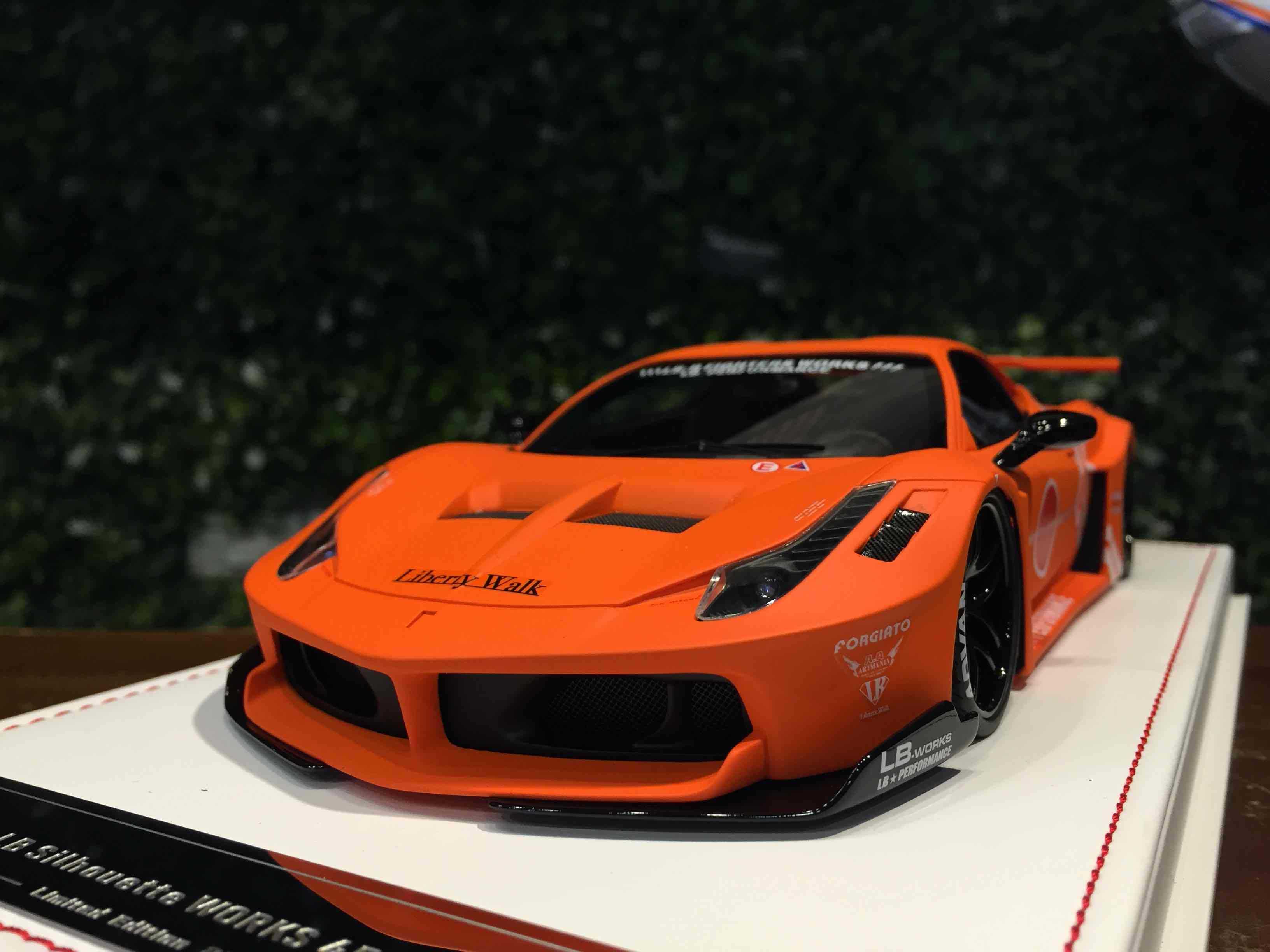 1/18 IVY LBWK Ferrari 458 GT Zero Orange【MGM】