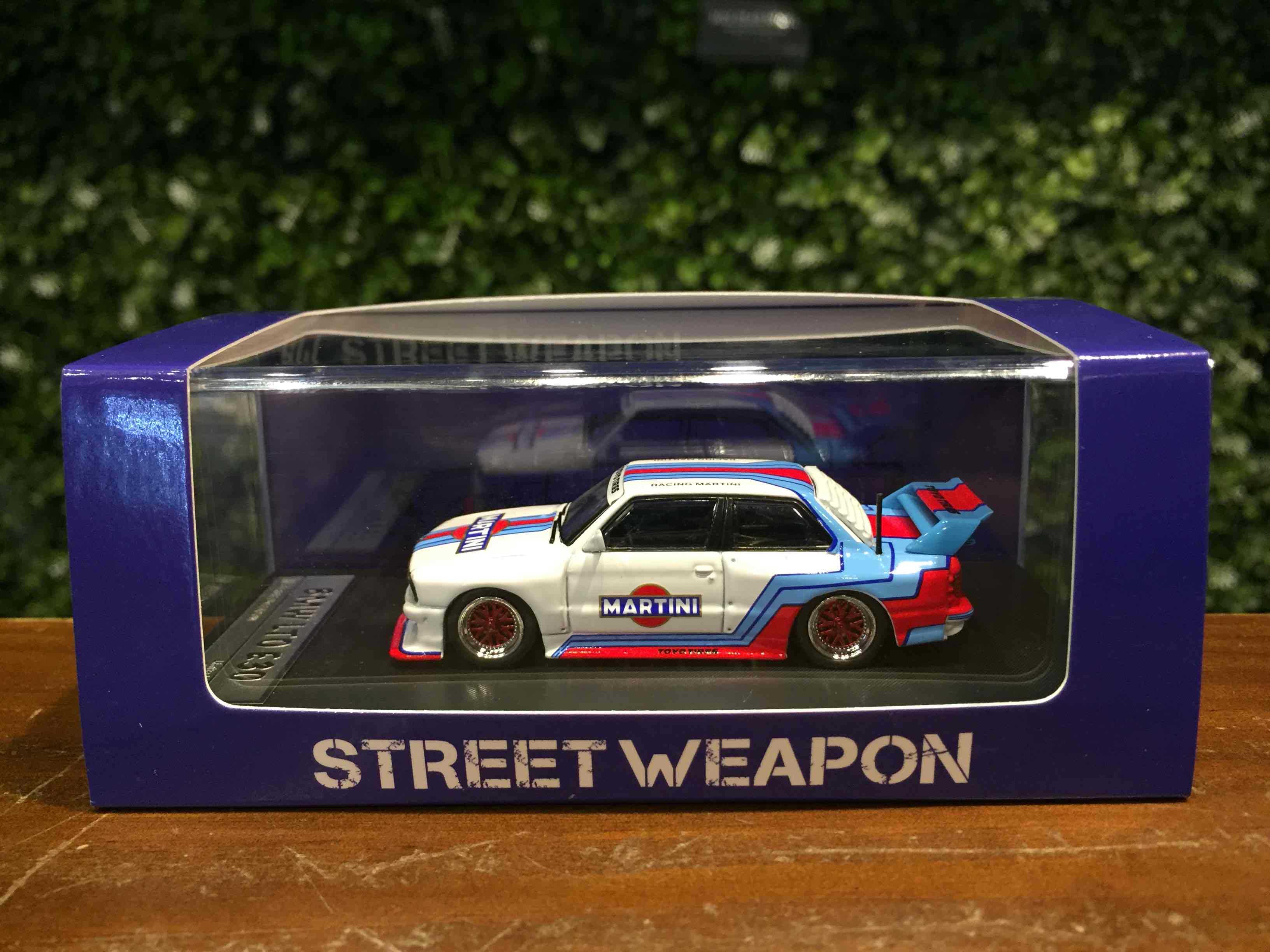 1/64 StreetWeapon LTO BMW E30 M3 Martini White【MGM】