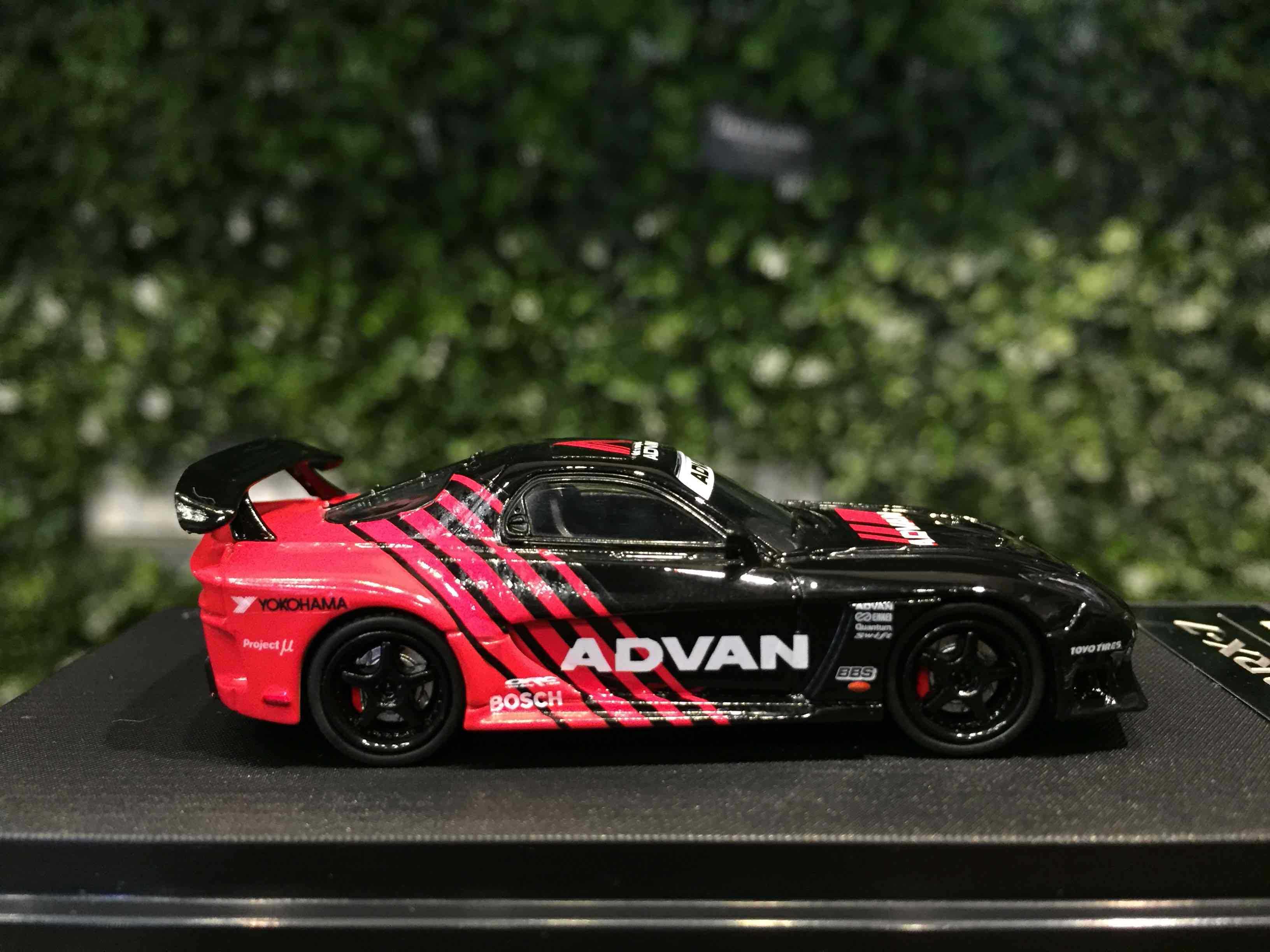 1/64 Aurora Veilside Fortune 7 Mazda RX7 Advan AM645806【MGM】