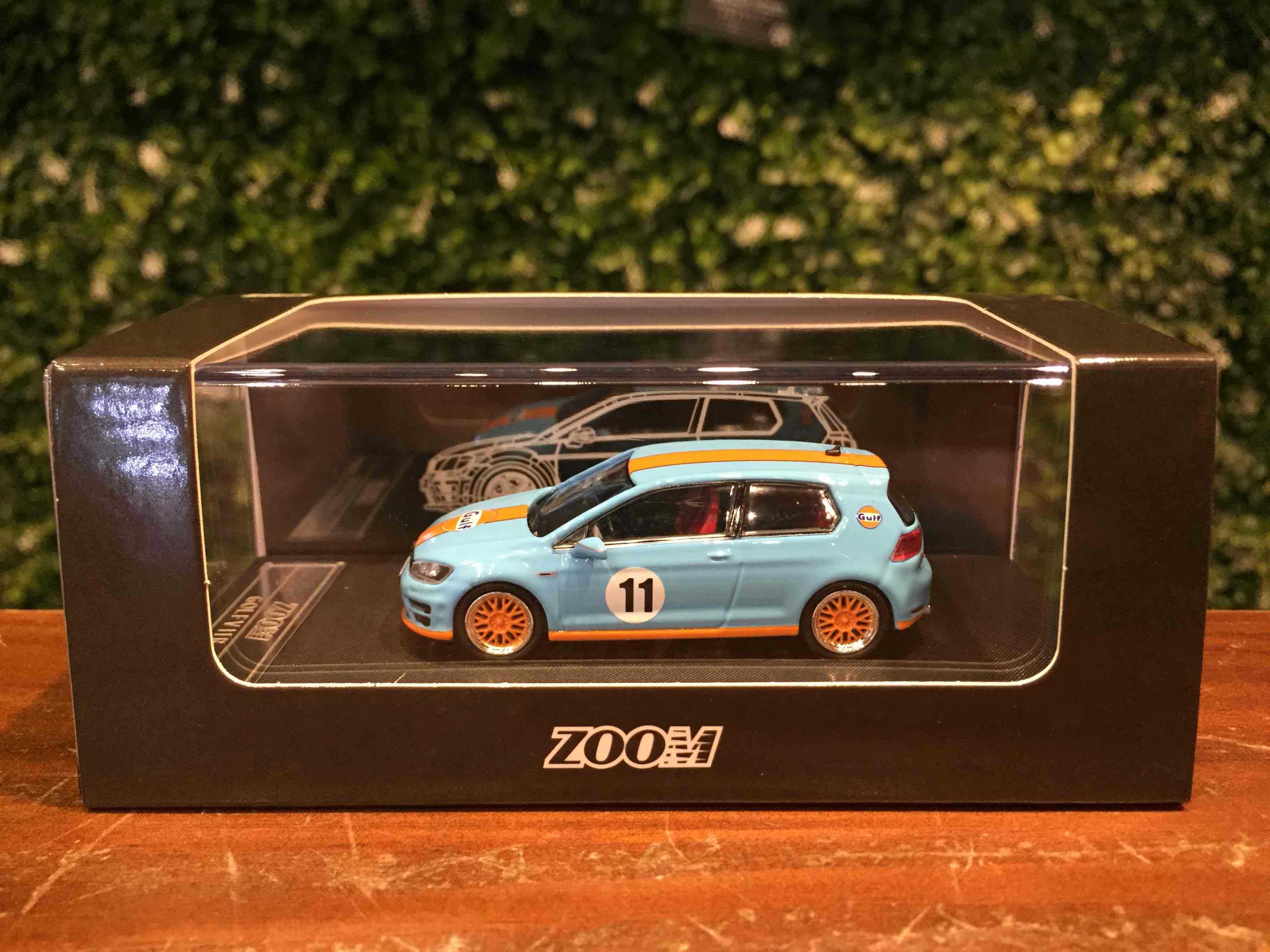 1/64 Zoom Volkswagen VW Golf 7 R Gulf【MGM】