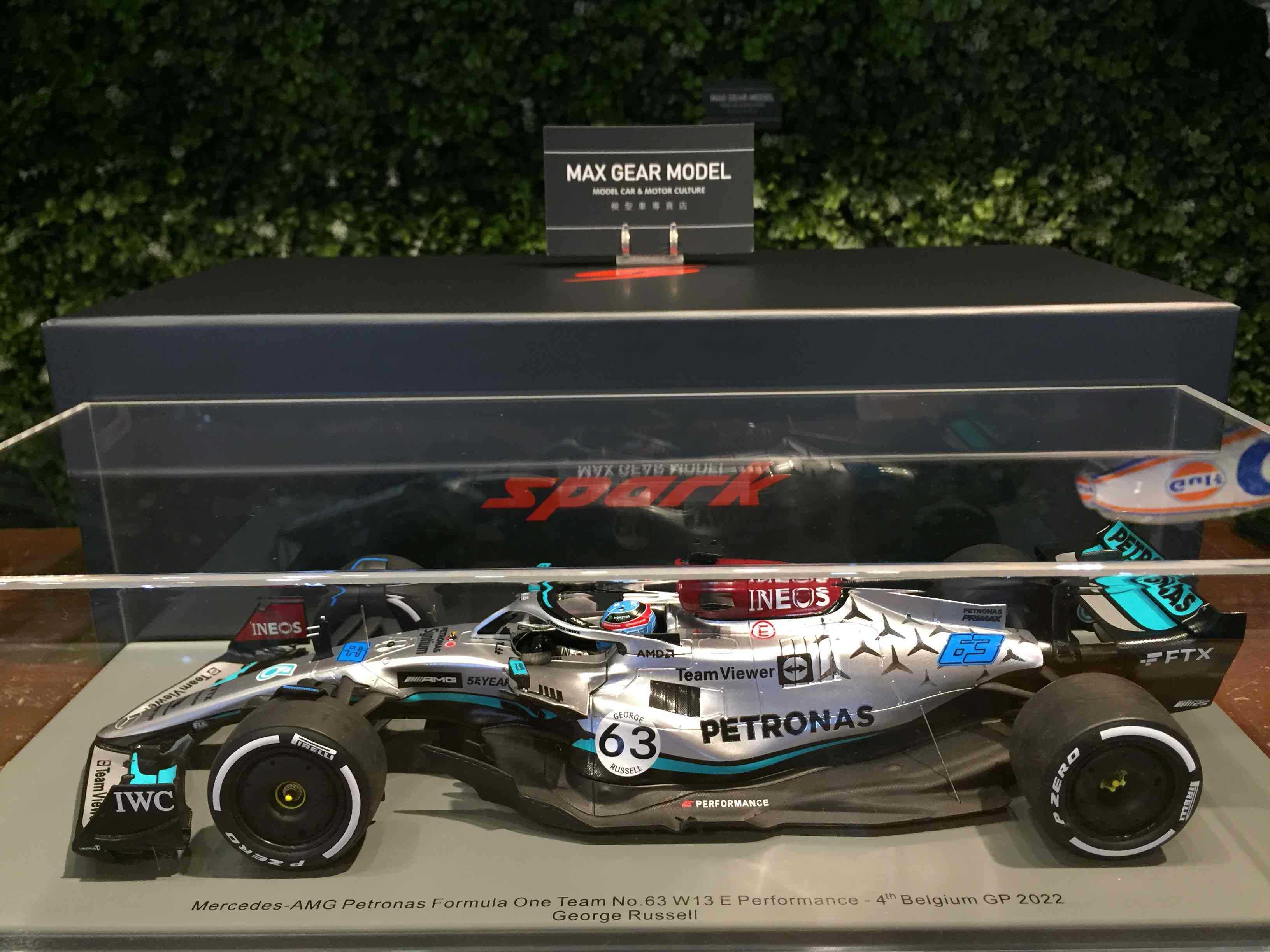 1/18 Spark Mercedes-AMG W13 George Russell 2022 18S771【MGM】