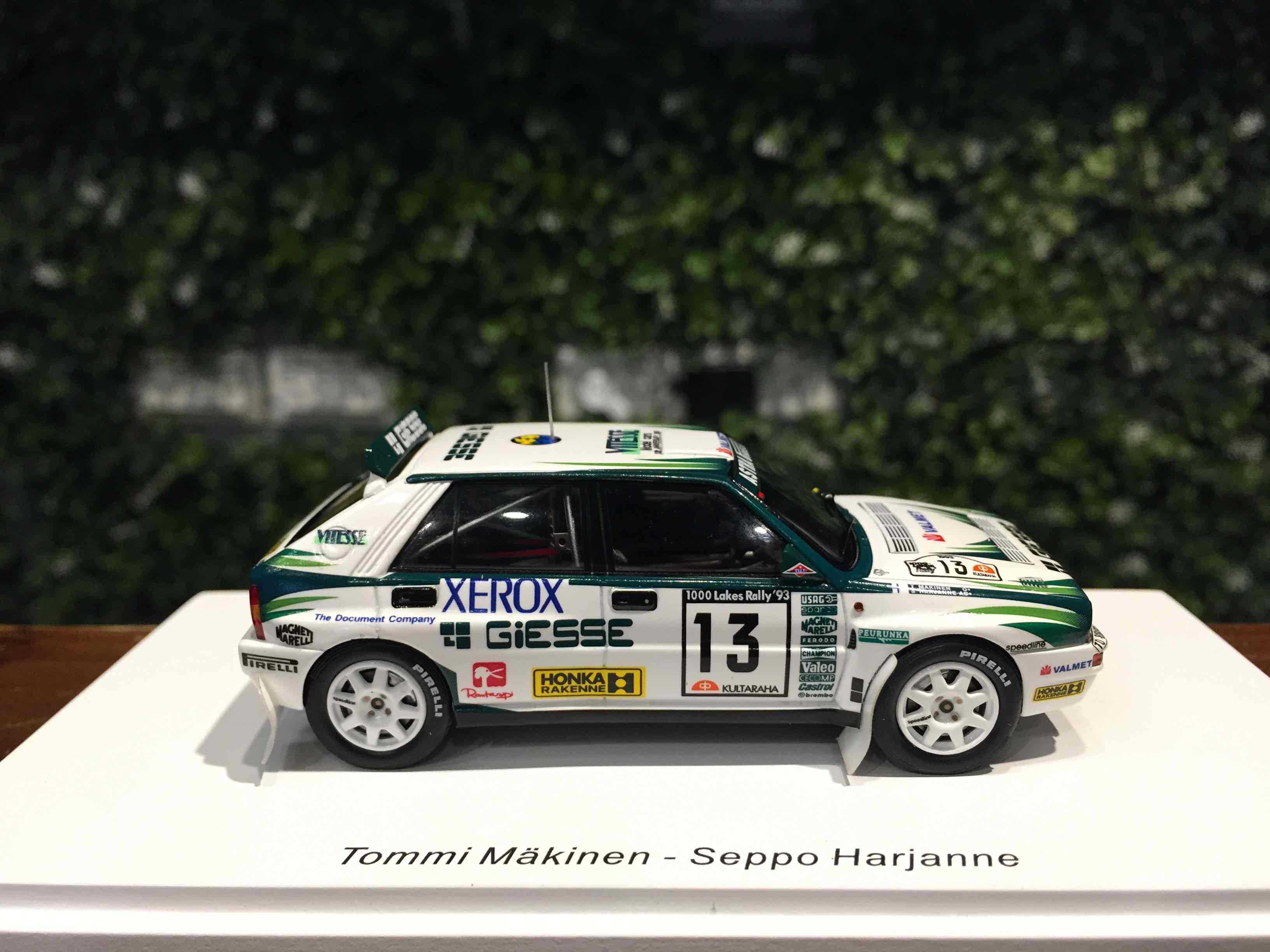 1/43 Spark Lancia Delta HF Integrale 16V #13 4th S9027【MGM】