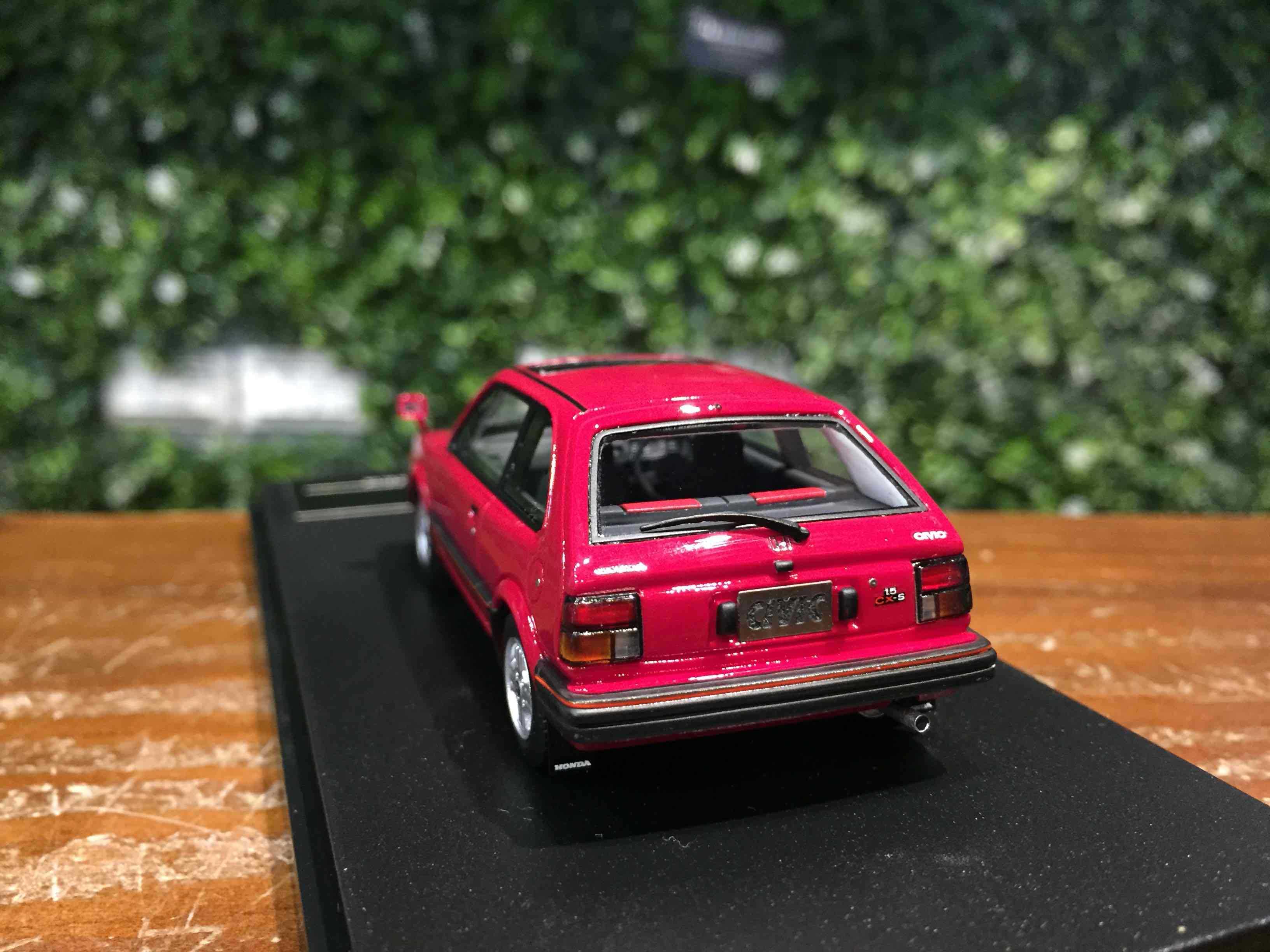 1/43 Hi-Story Honda Civic CX-S 1981 Red HS316RE【MGM】