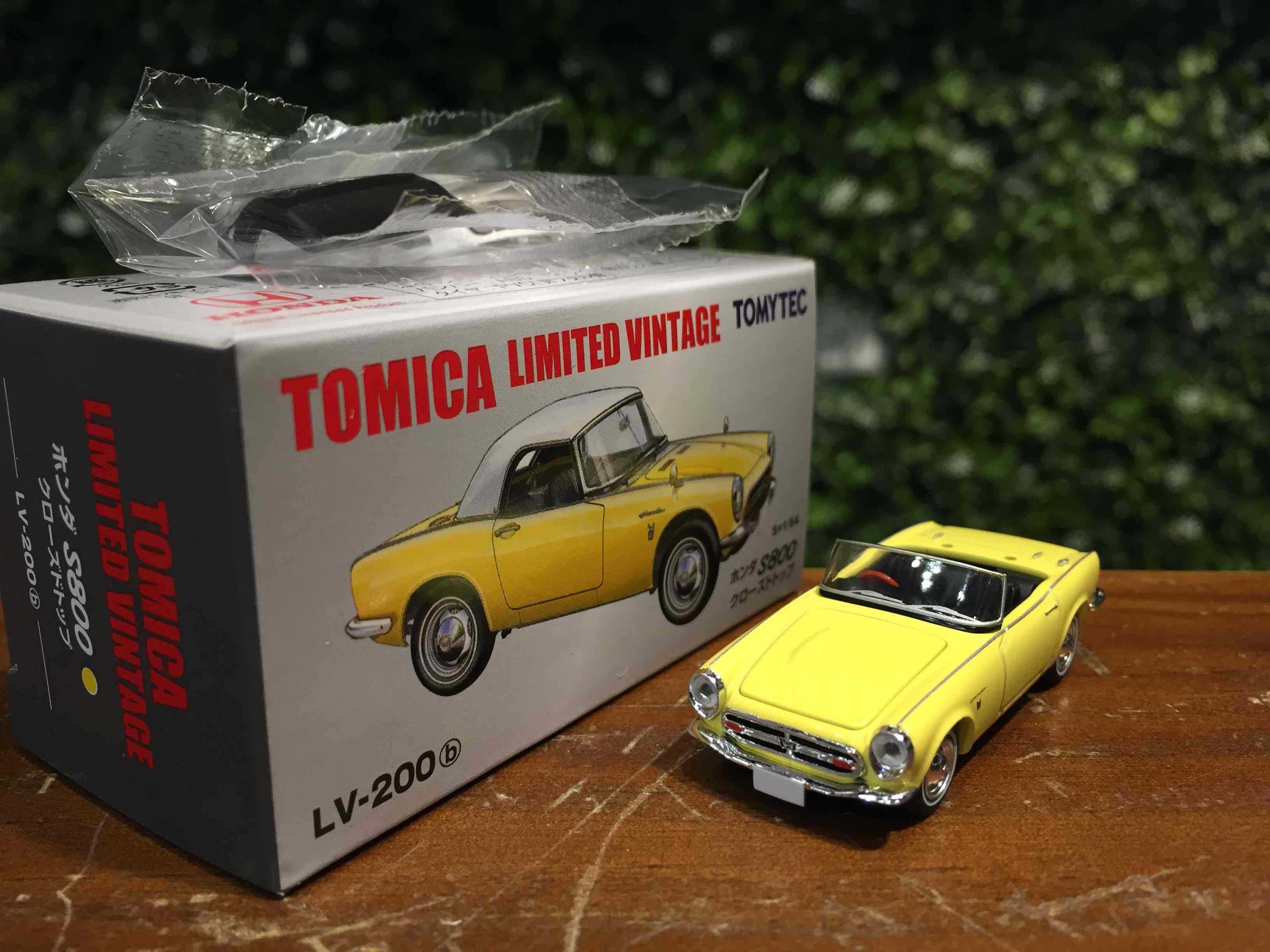 1/64 Tomica Honda S800 Open Close Yellow LV-200b【MGM】