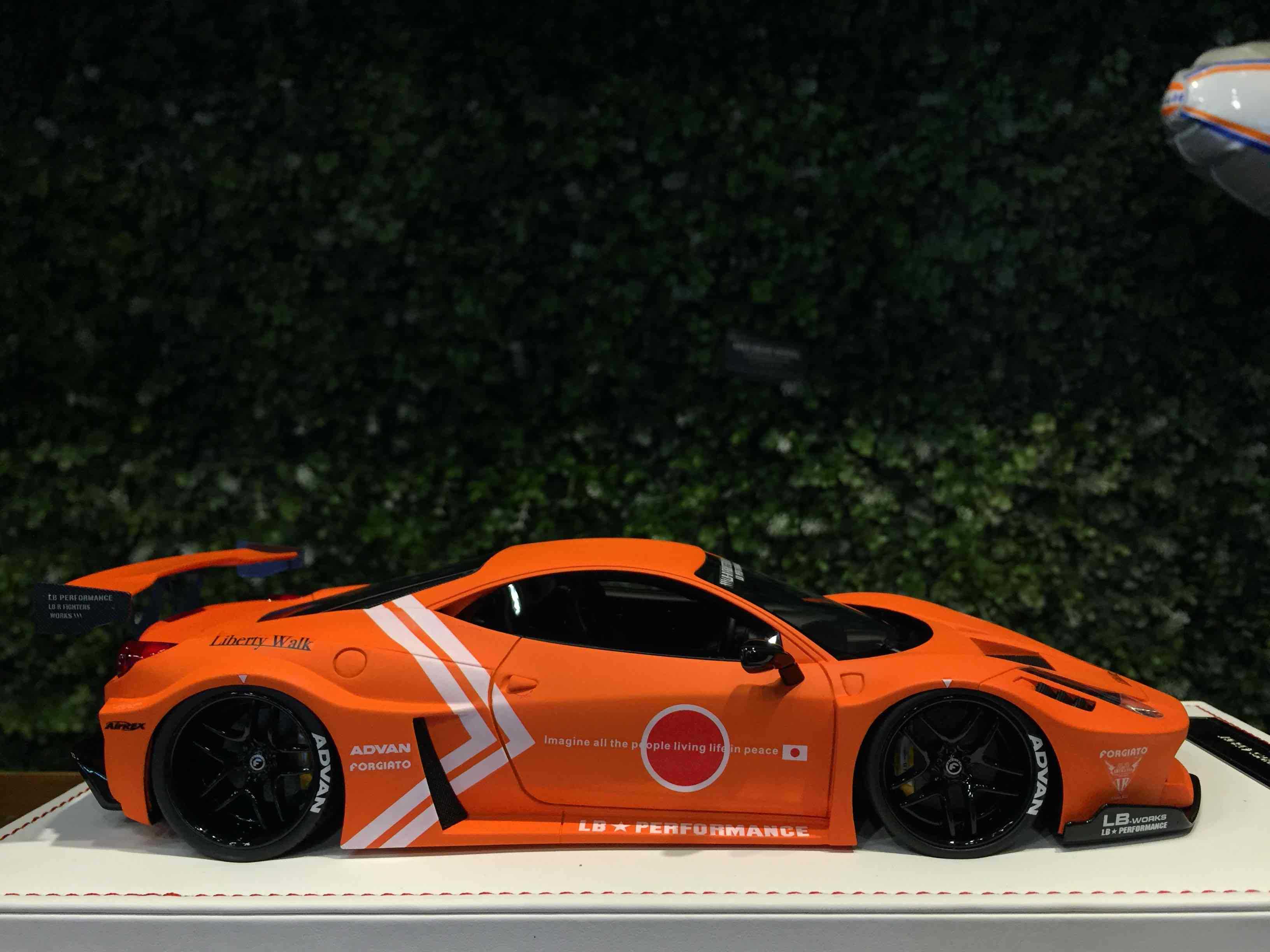 1/18 IVY LBWK Ferrari 458 GT Zero Orange【MGM】