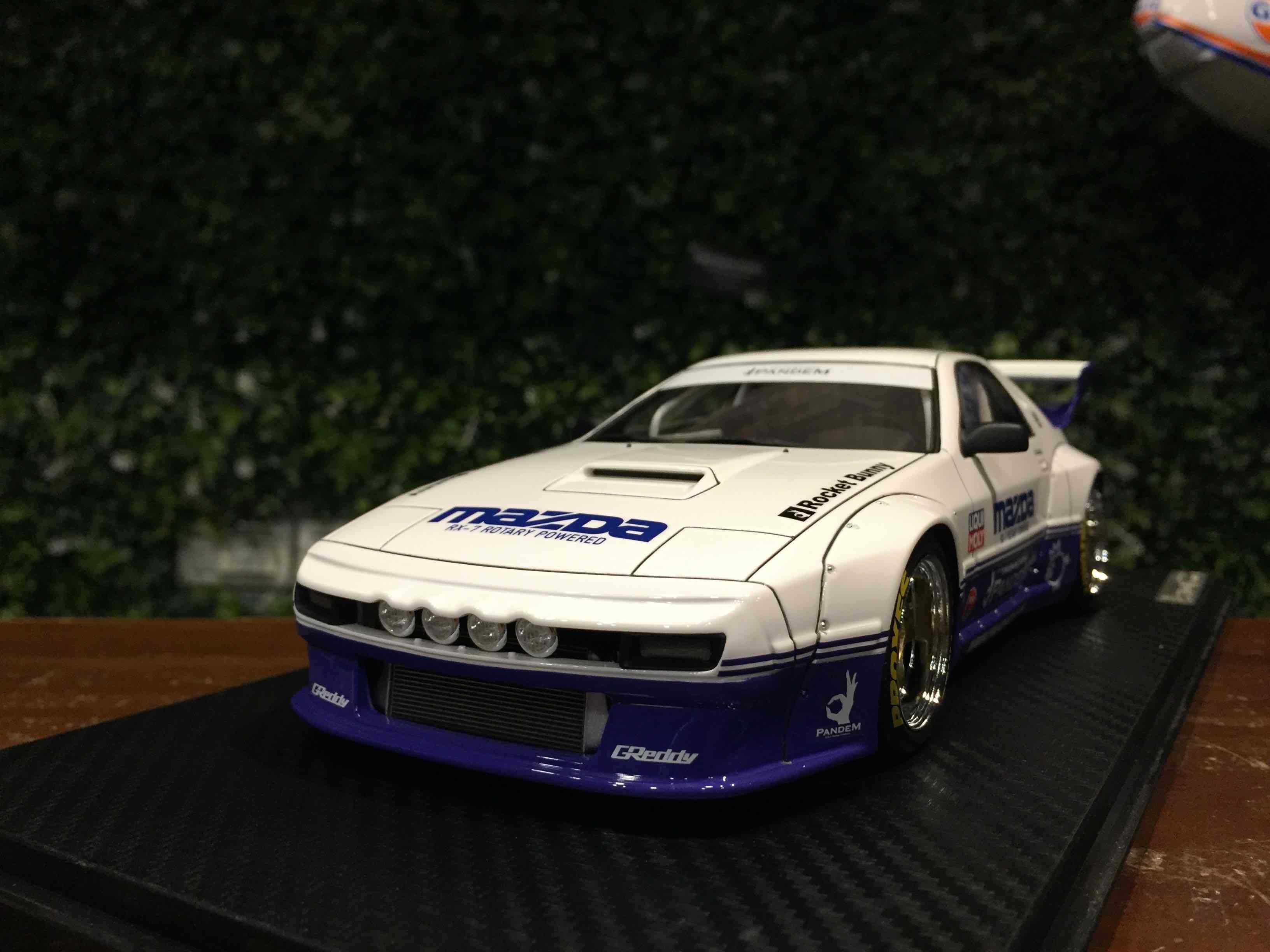 1/18 Ignition Pandem Mazda RX-7 (FC3S) White/PU IG2916【MGM】