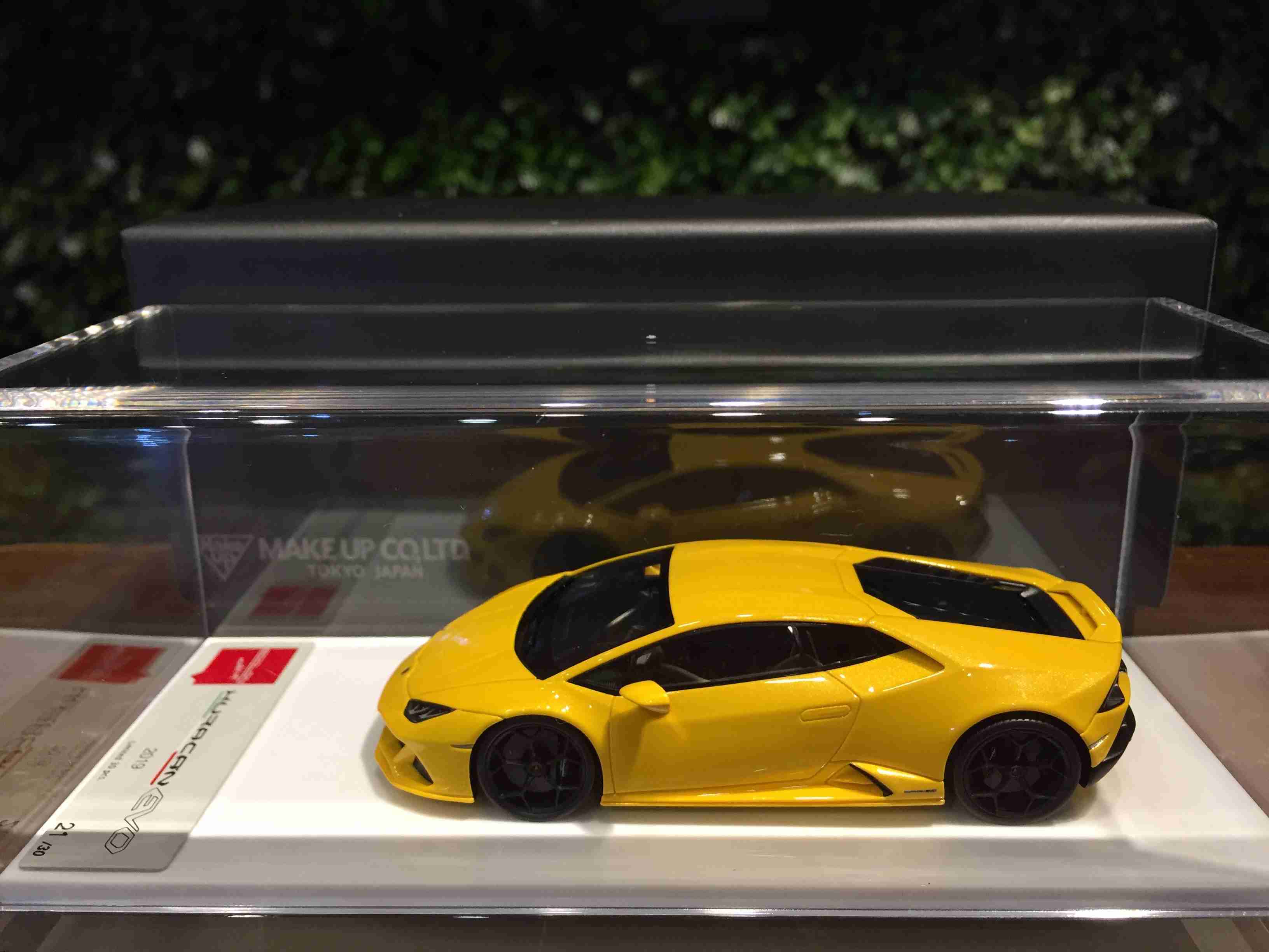 1/43 MakeUp Lamborghini Huracan EVO 2019 Yellow EM520E【MGM】