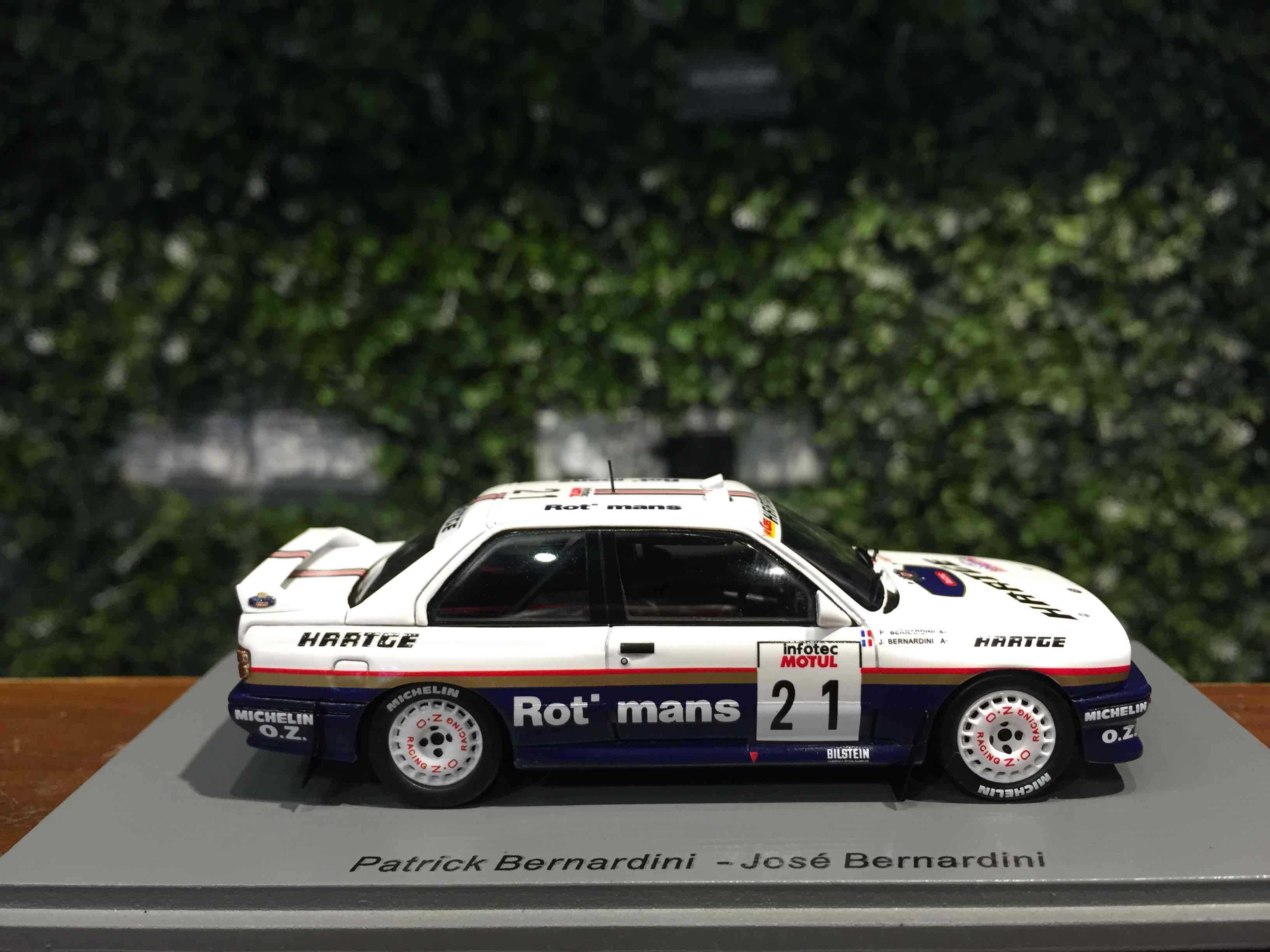 1/43 Spark BMW E30 #21 Tour de Corse Rallye S8485【MGM】