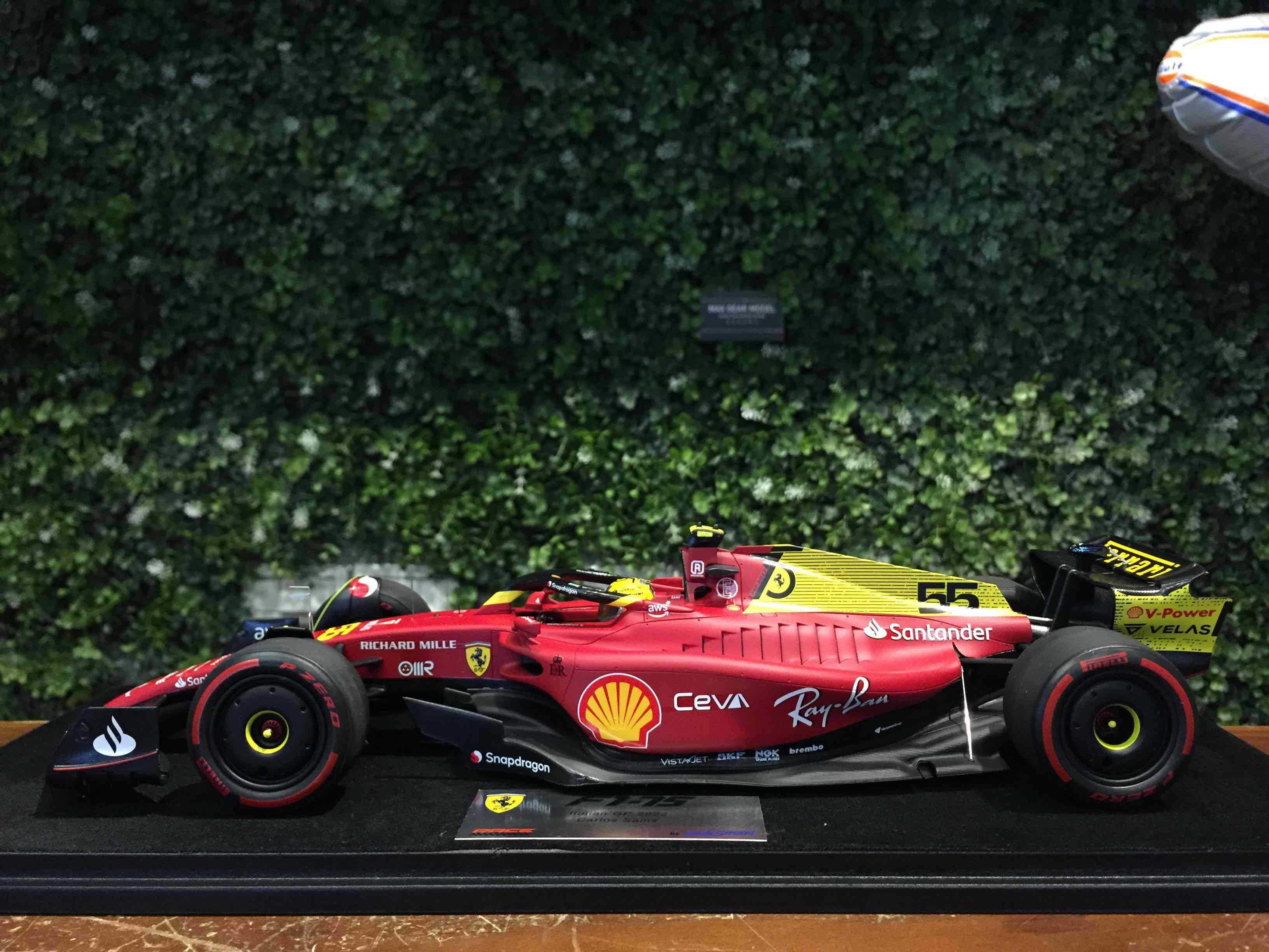 1/18 LookSmart Ferrari F1-75 Carlo Sainz 2022 LS18F1046【MGM】