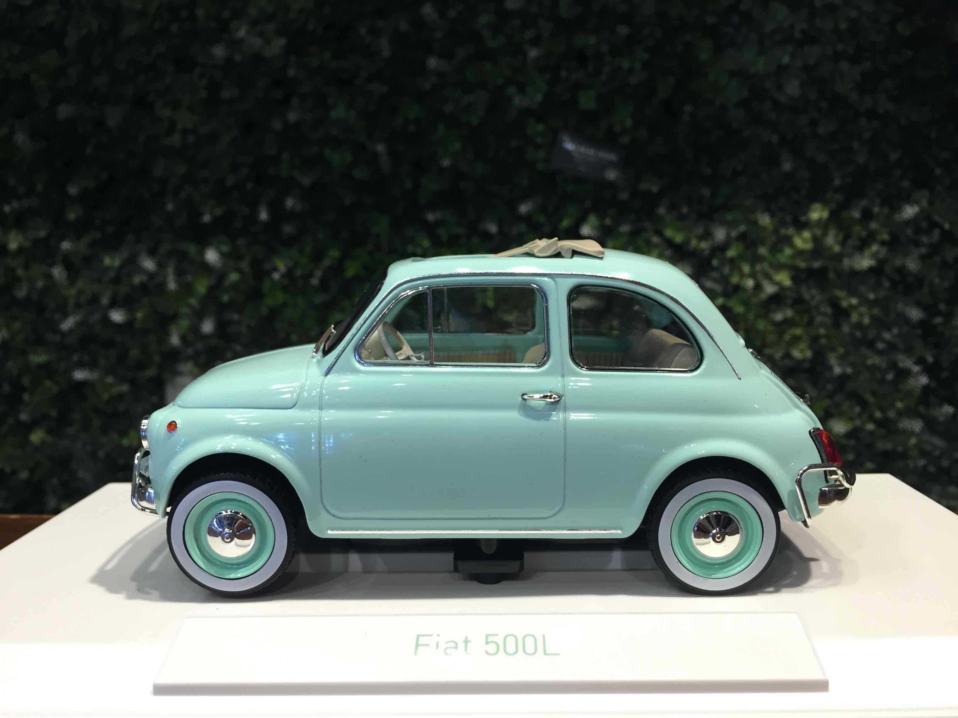 1/18 Norev Fiat 500L 1968 Pastel Blue 187777【MGM】