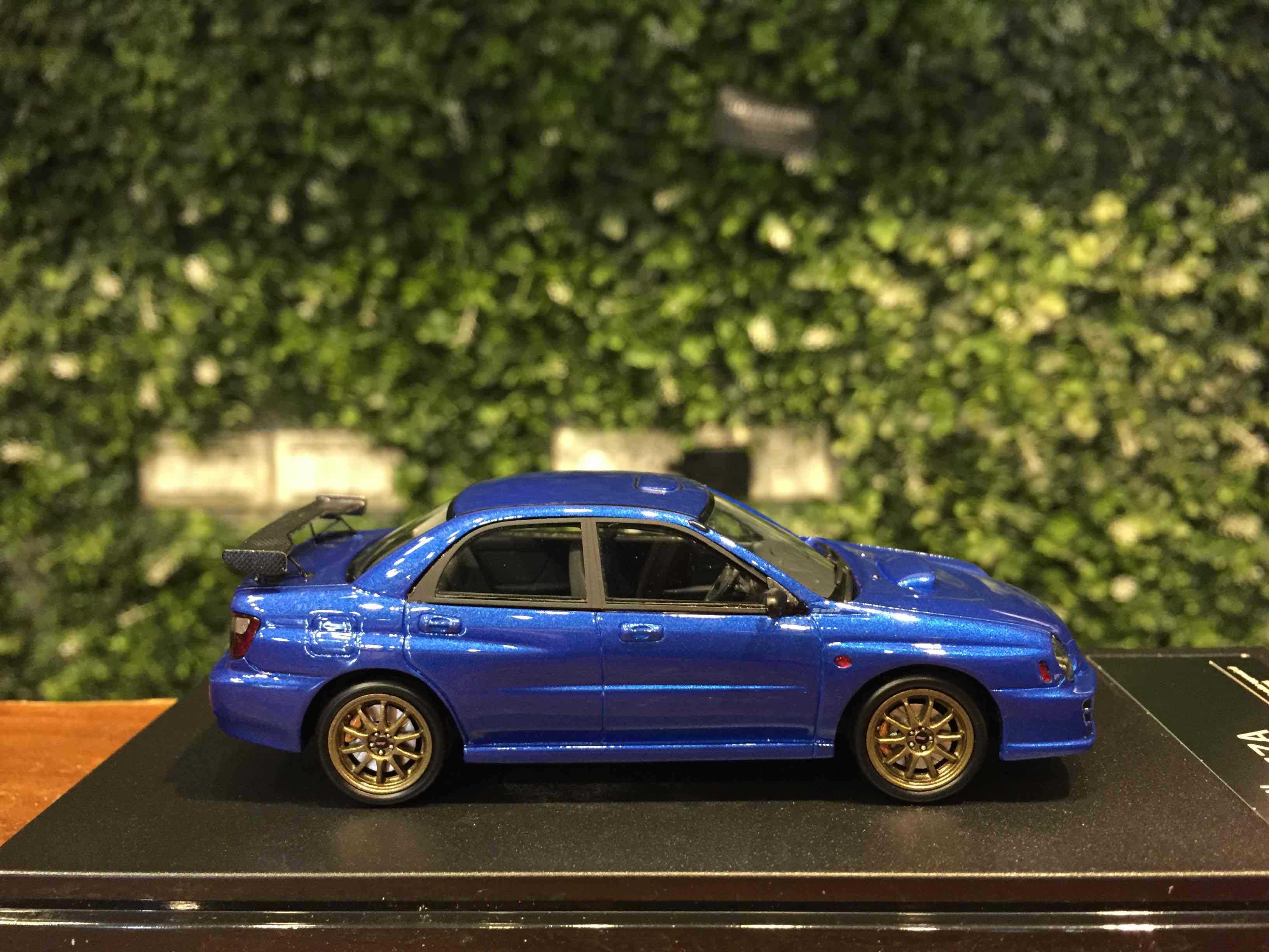 1/43 Hi-Story Subaru Impreza S202 STI 2002 Blue HS402BL【MGM】